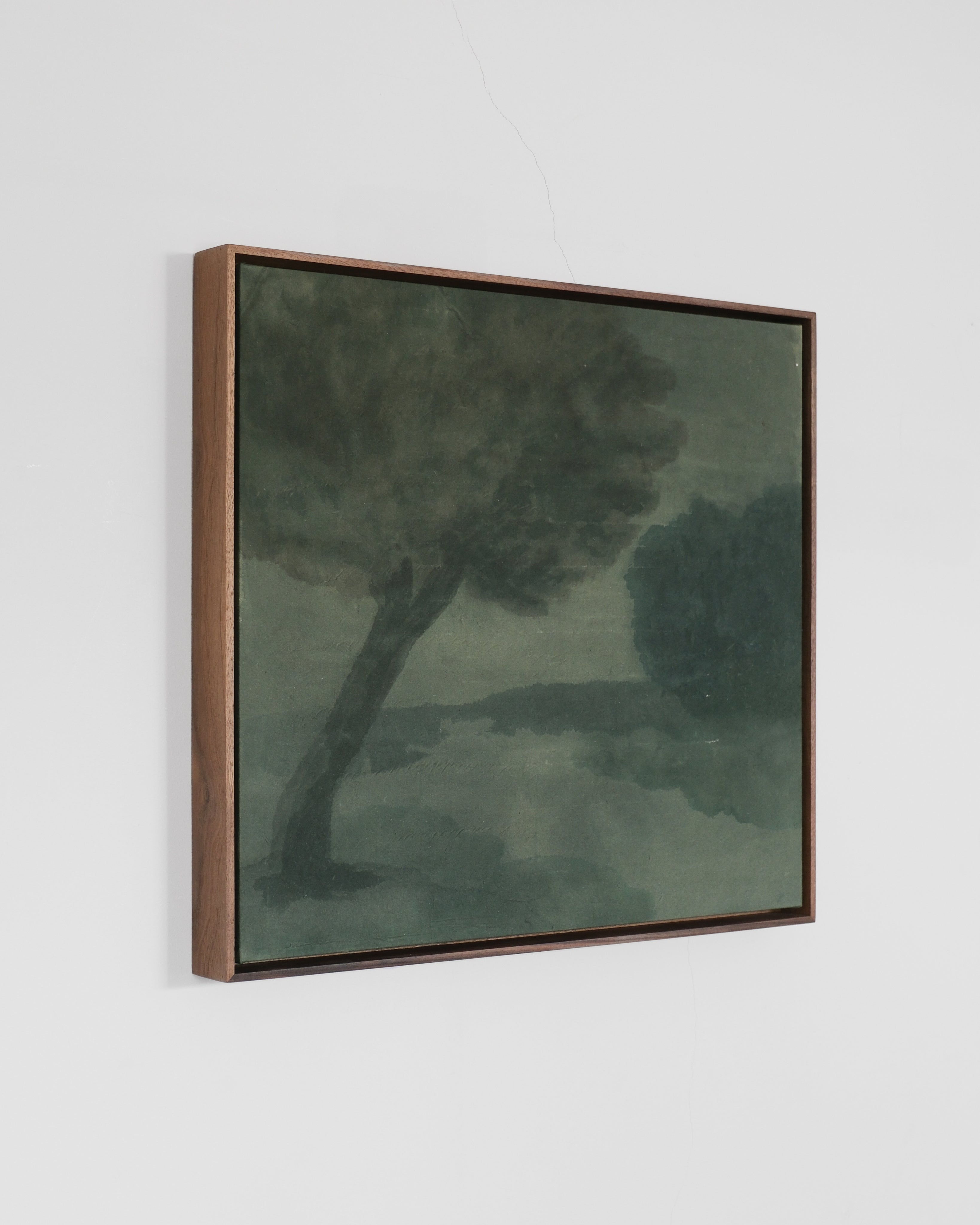 Forest Green (2026), Painting by Aimée Adriaansen — side angle