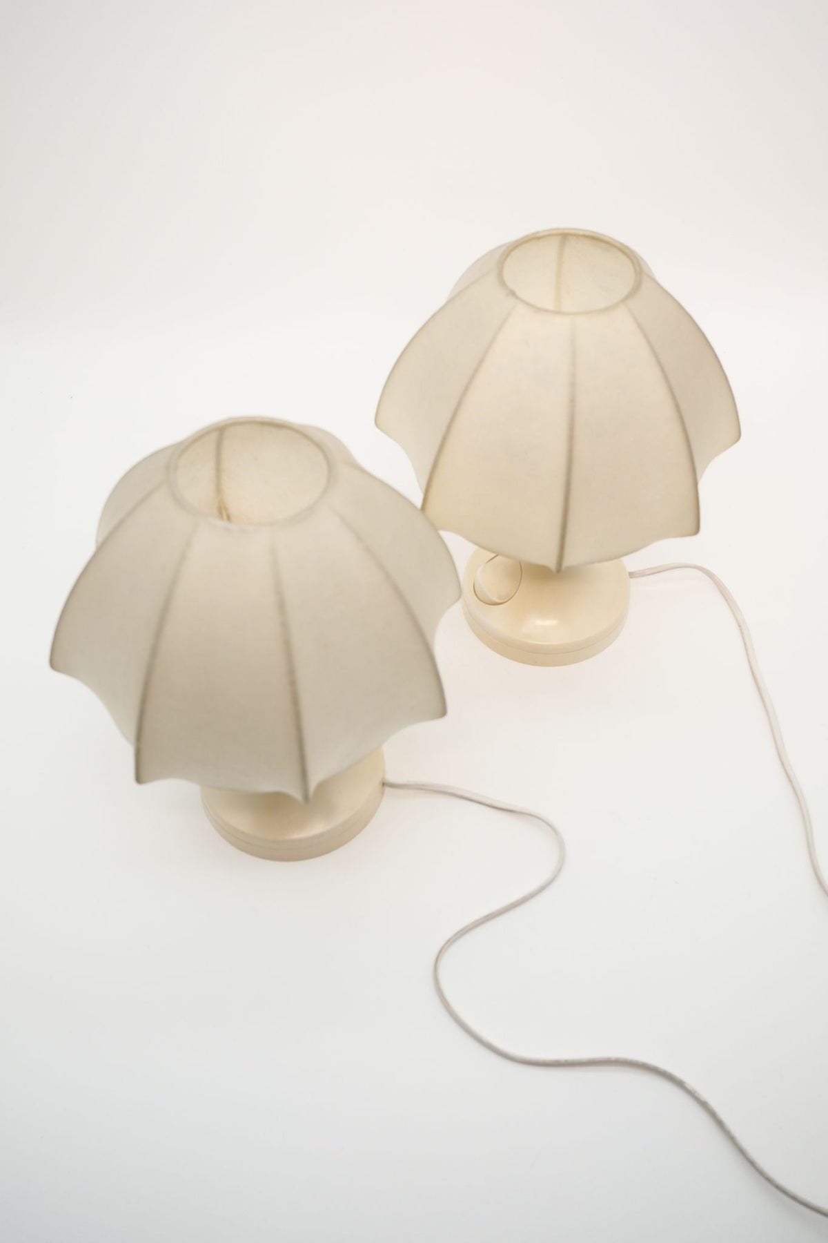 Cocoon Table Lamps, Pair — detail view