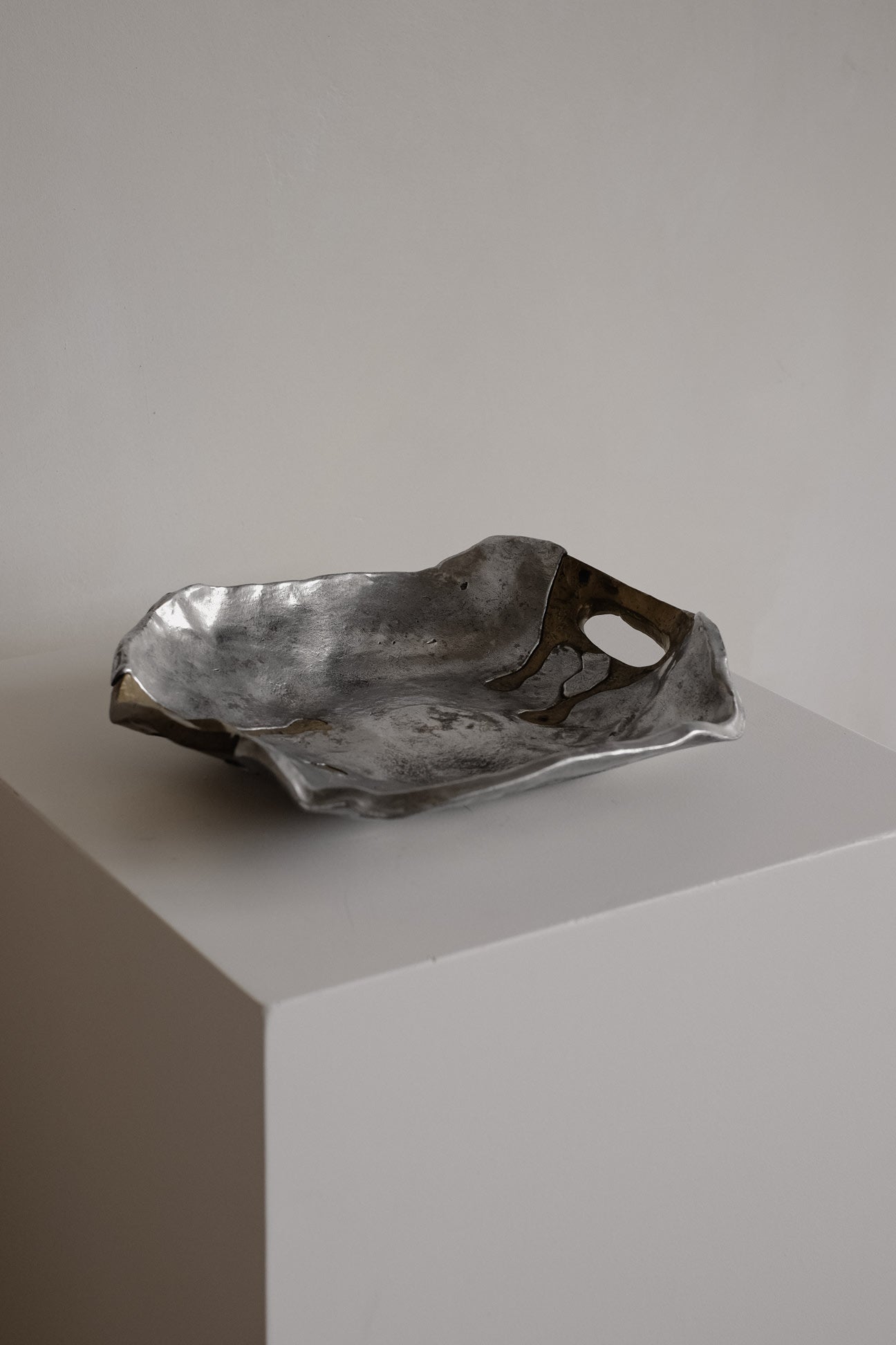 Brutalist Centerpiece Bowl by David Marshall — lifestyle setting