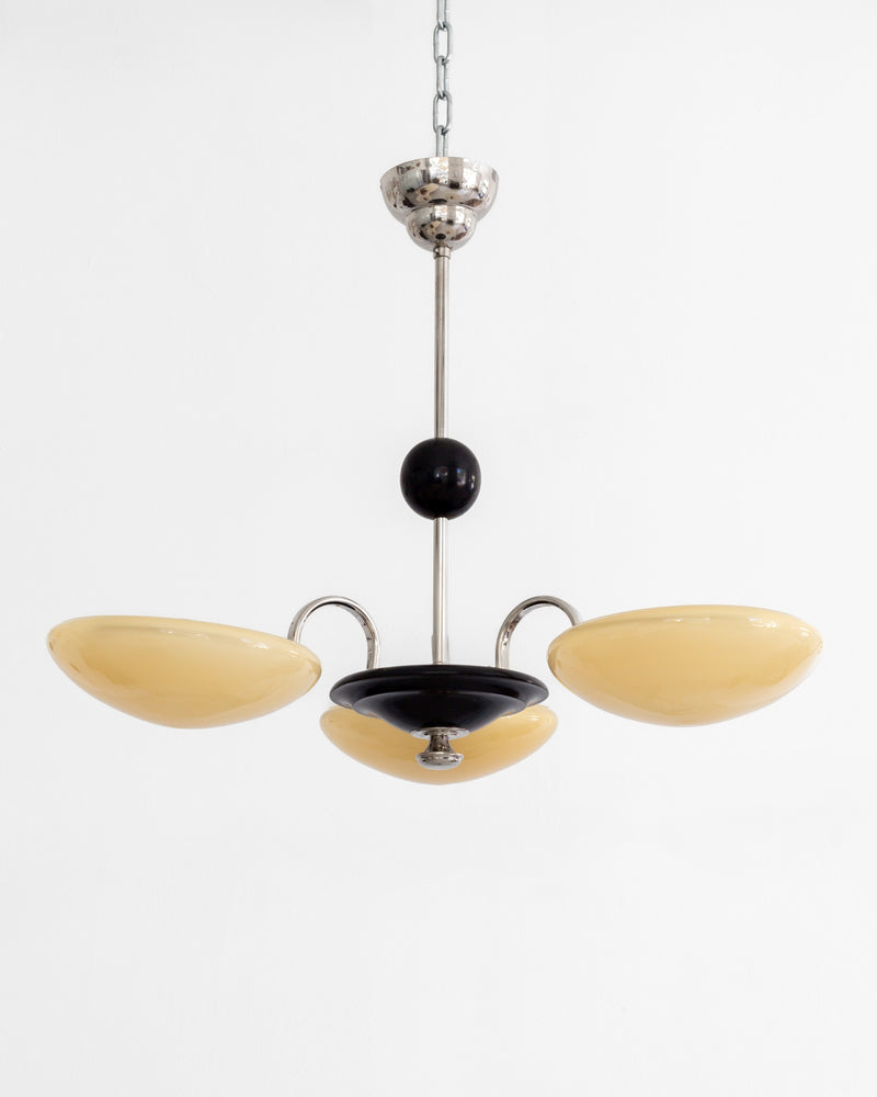 Swedish Modernist Ceiling Lamp, 1930s–40s by Spigel | The Oblist