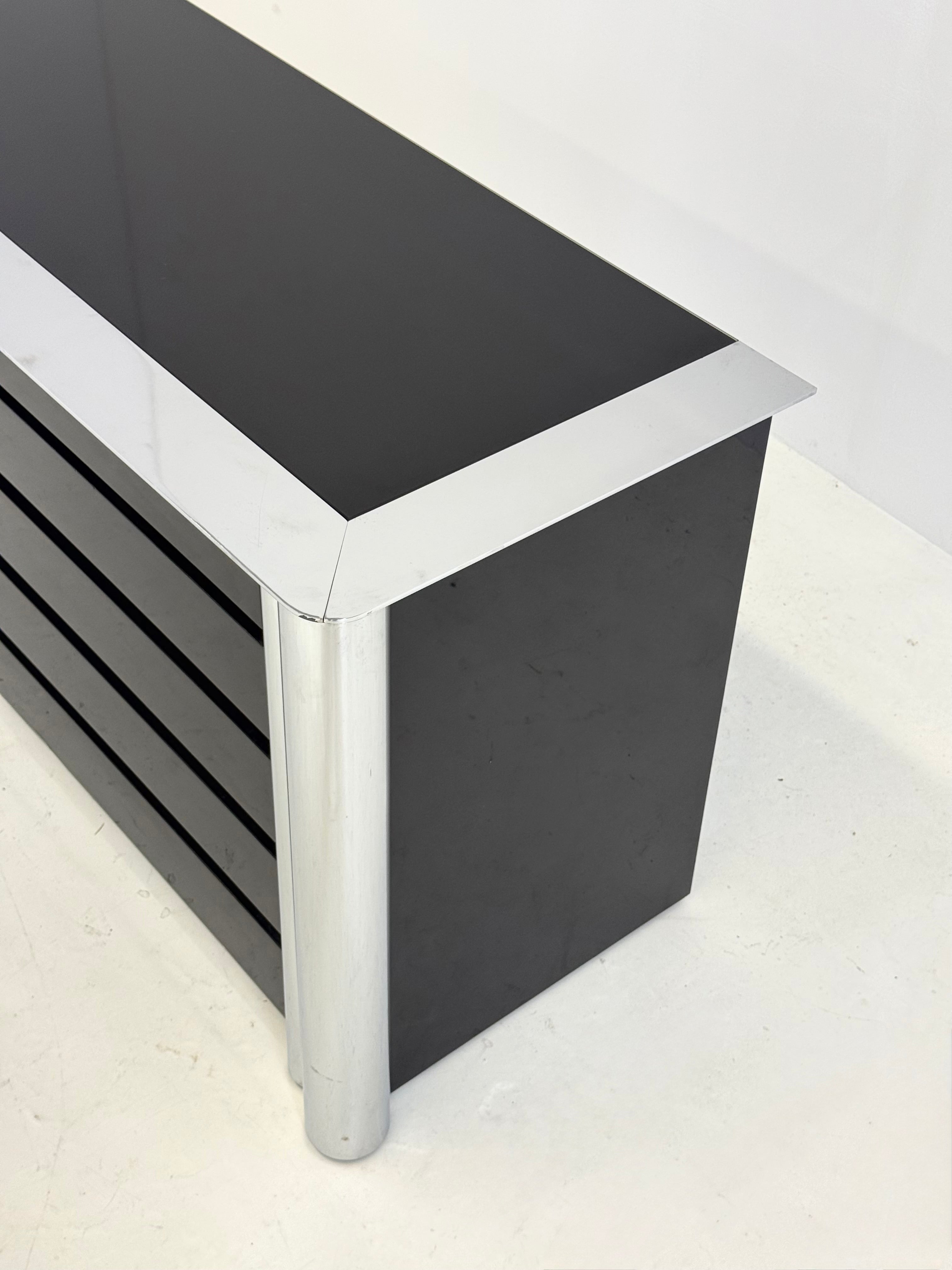 Black sideboard by Antonello Mosca for Cinova — view 12