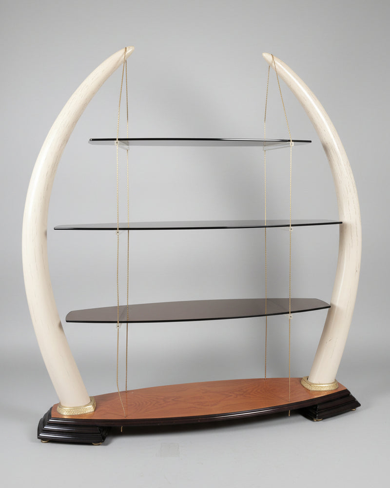 Floating Tusk Bibliothèque by Valenti Barcelona, Spain, 1970s. 185cm. by OBJECT AGENCY | The Oblist