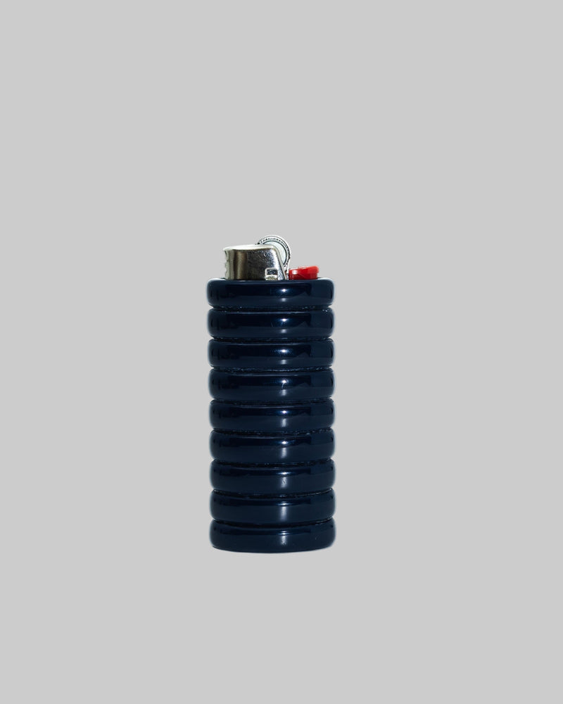 Gio Resin Lighter Holder by FRY POWERS | The Oblist — navy blue resin material