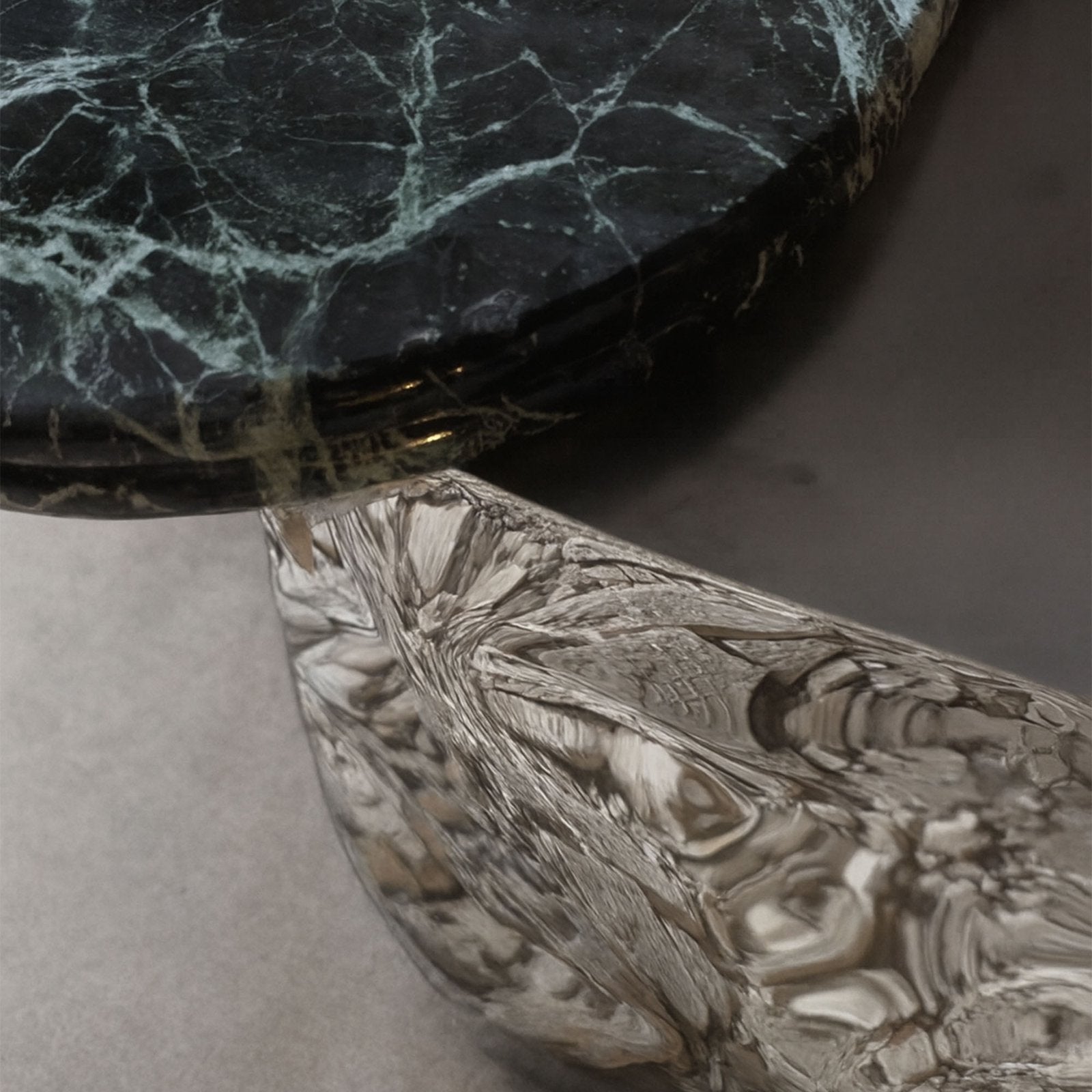 Steel and Stone Coffee Table - Colgada Series by Nitush Aroosh — additional view