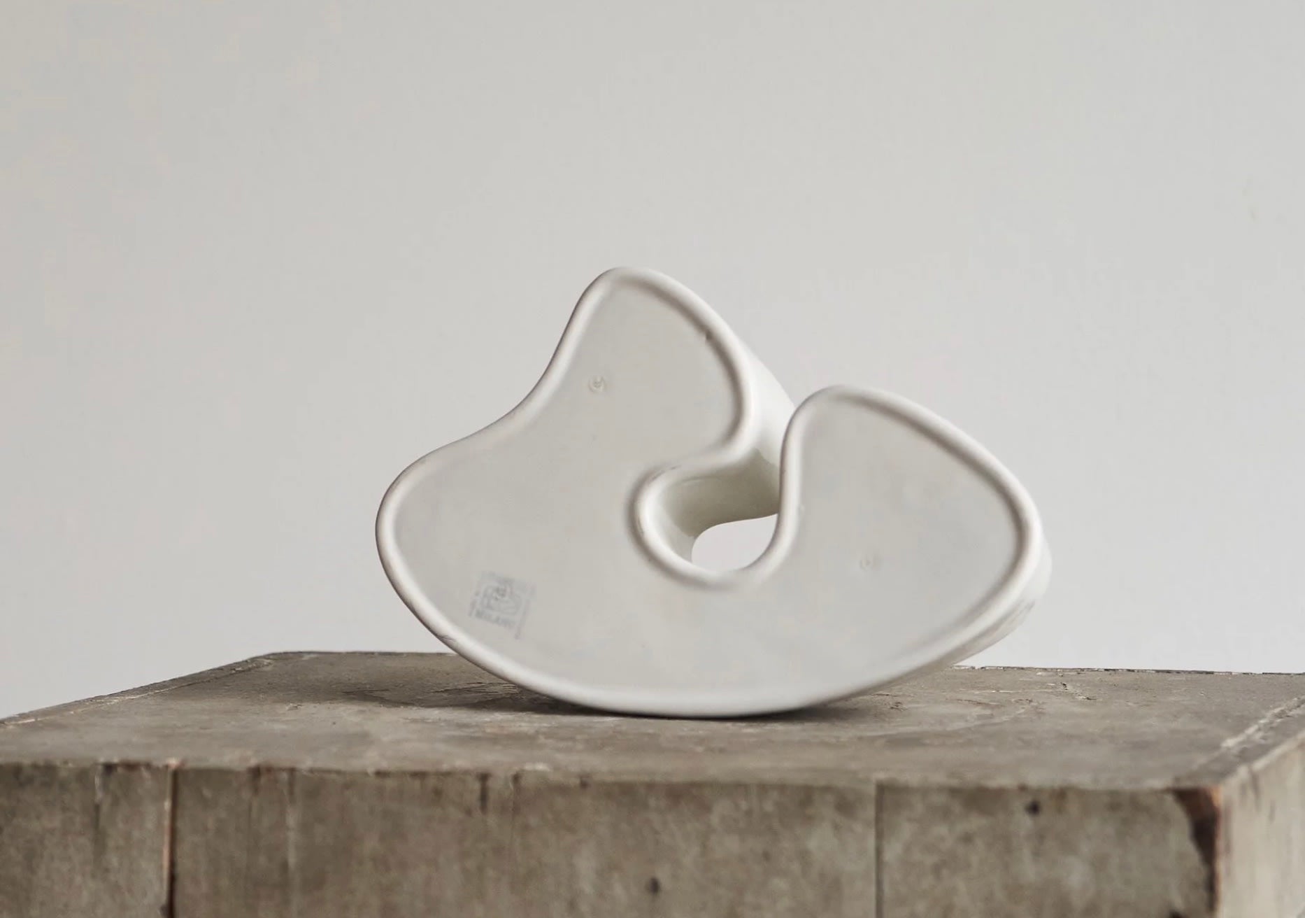 Danese Angelo Mangiarotti 花器 ダネーゼ Angelo Mangiarotti Rare Freeform Ceramic Tremiti