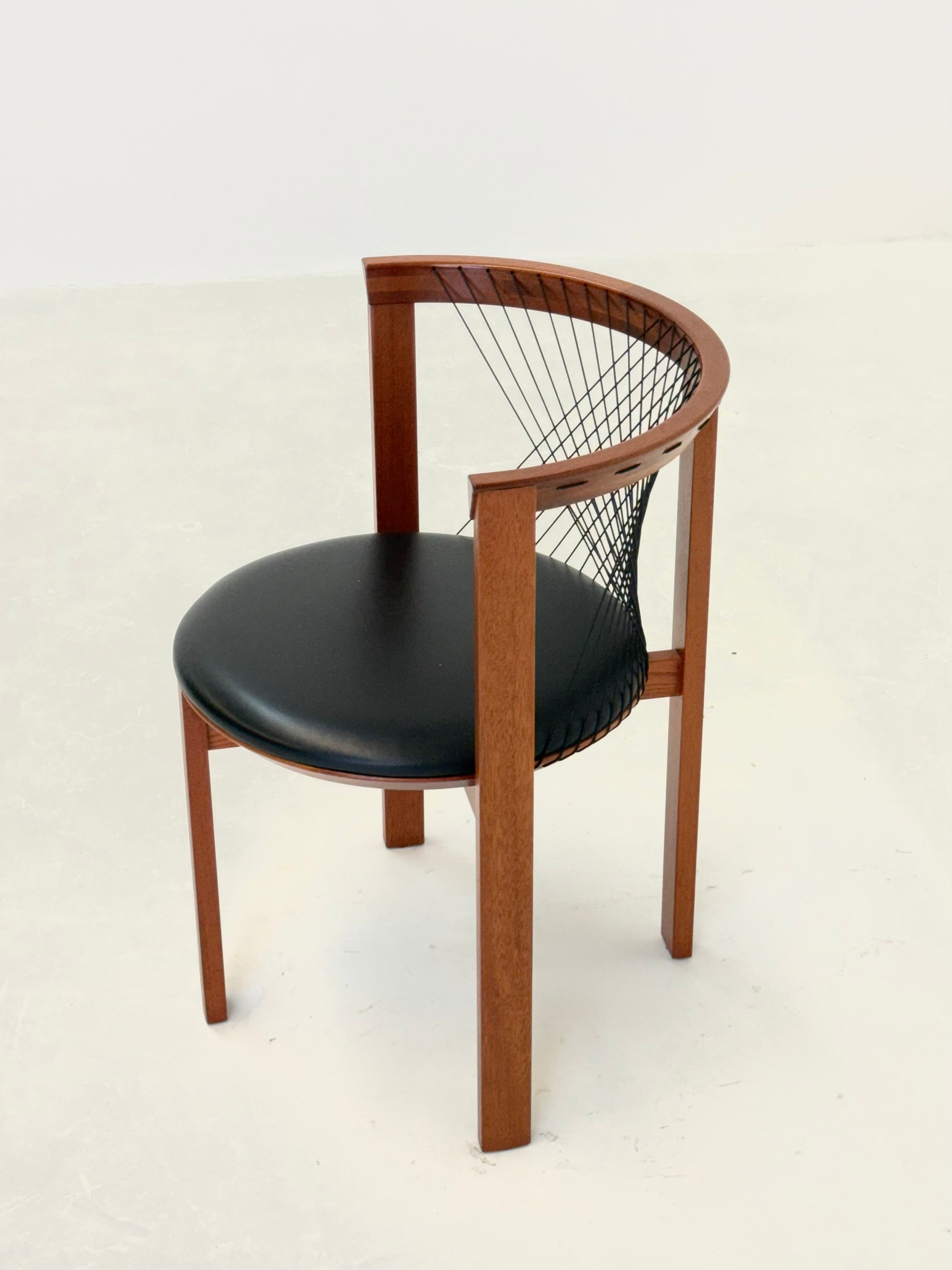 Set of Tranekær String chairs by Niels Jørgen Haugesen — view 13
