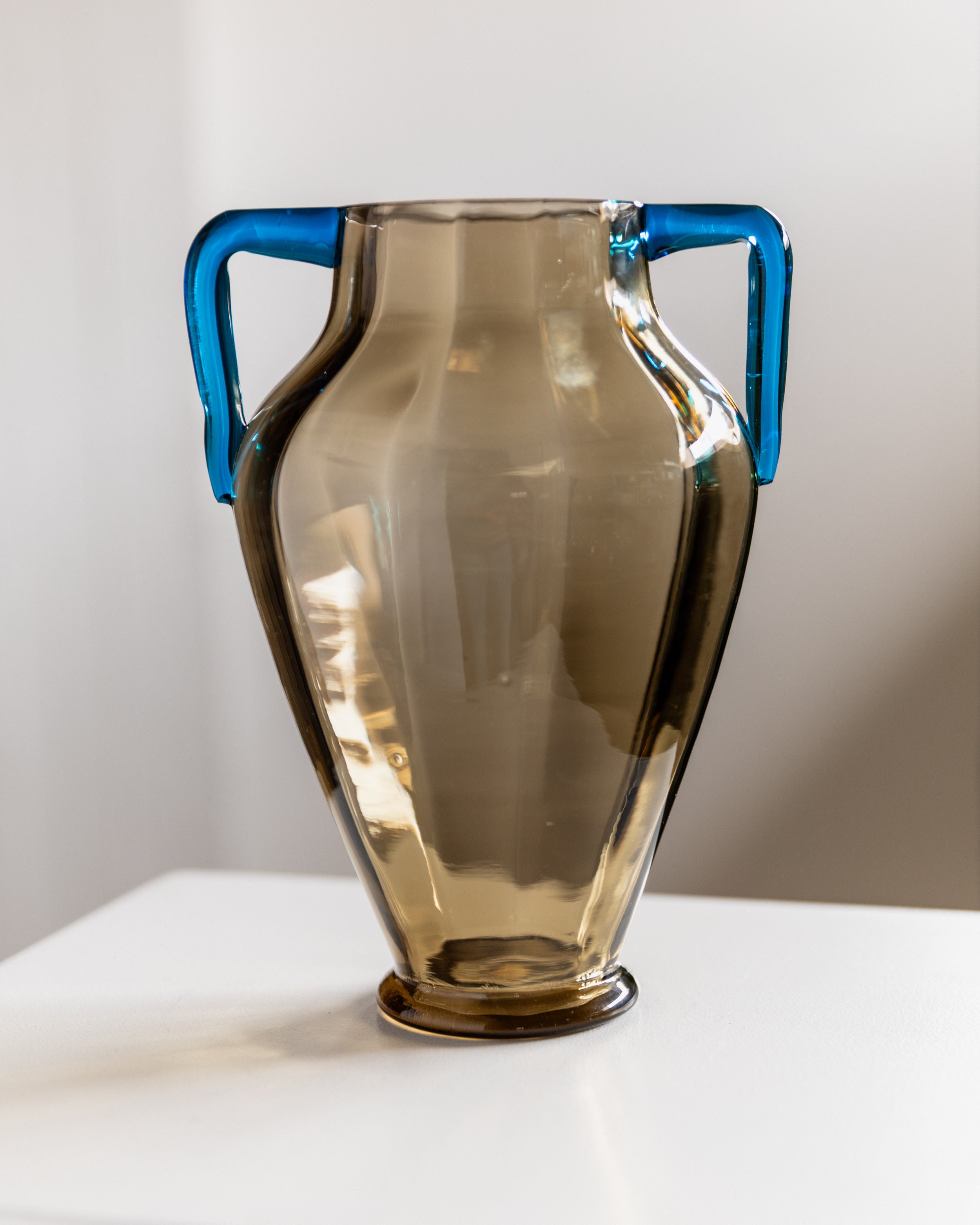 Murano Glass Vase, Amphora Shape, Italy 1960s