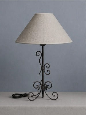 Vintage Table Lamp in Fabric - 1980s French Collection by Blisse | The Oblist