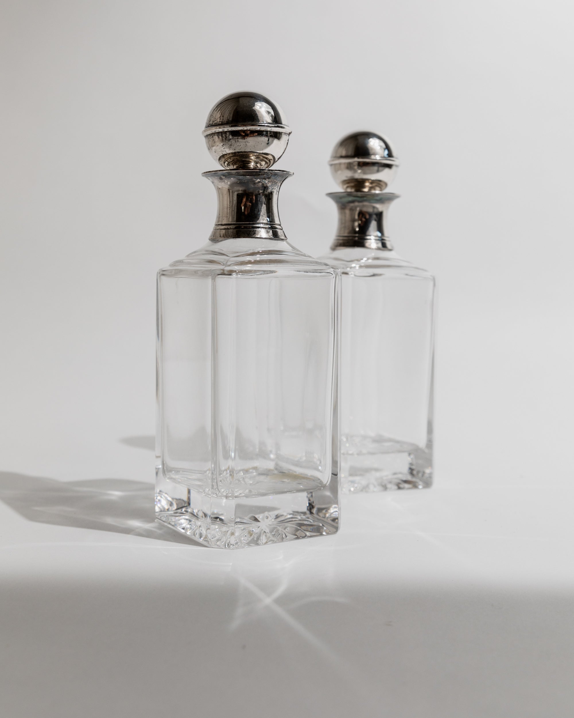 Set of Glass Decanters 1950s