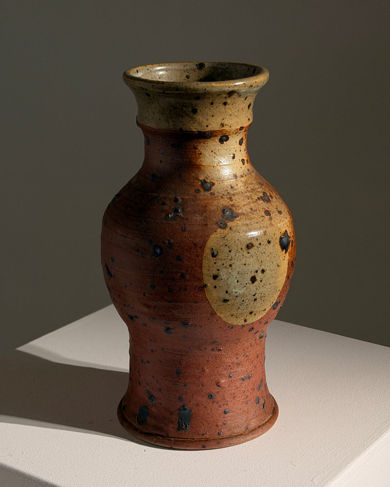 Stoneware vase by Pierre Digan, La Borne, circa 1970 by Figuresdesign | The Oblist