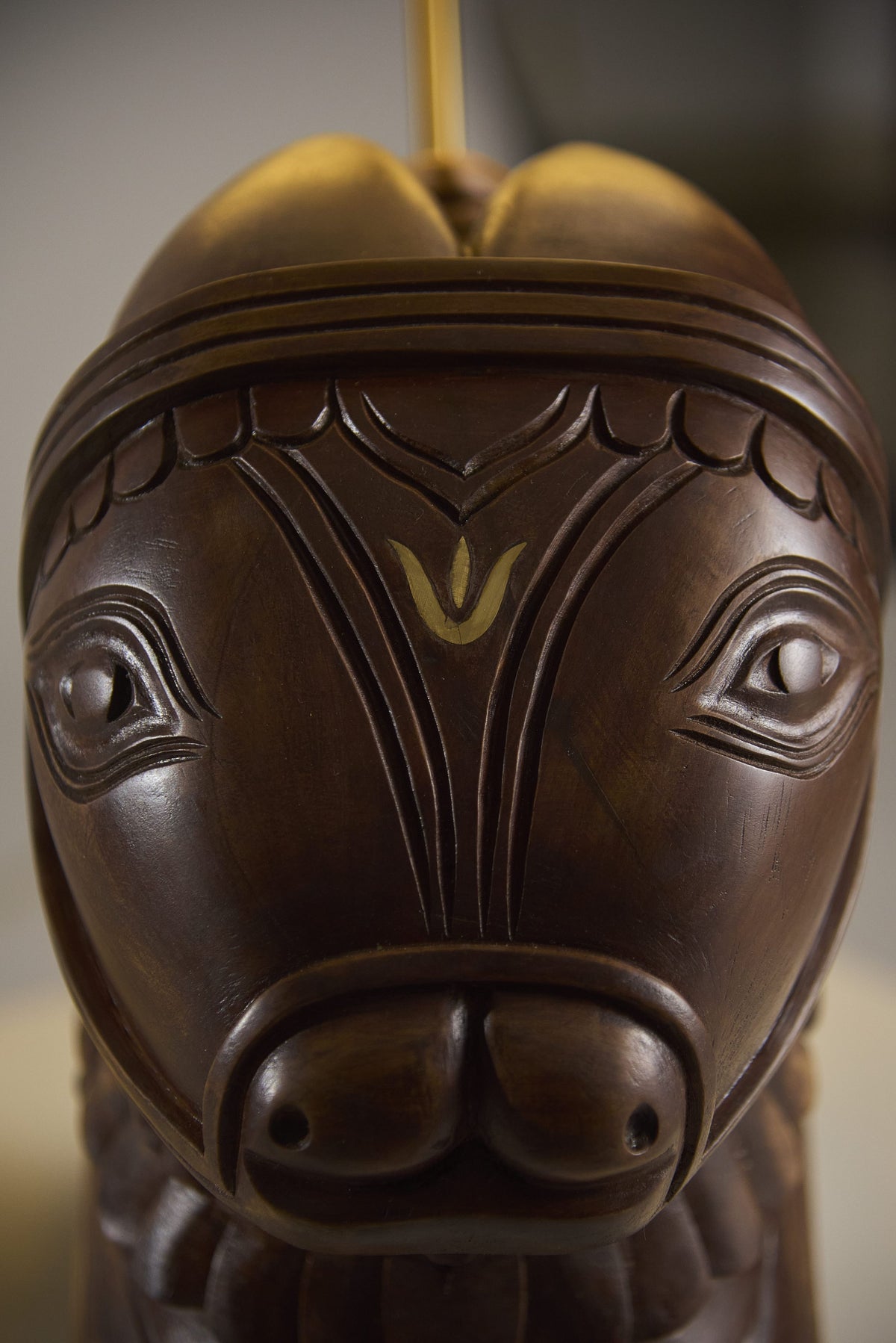 Nandi Lamp- Wooden Lamp — side angle