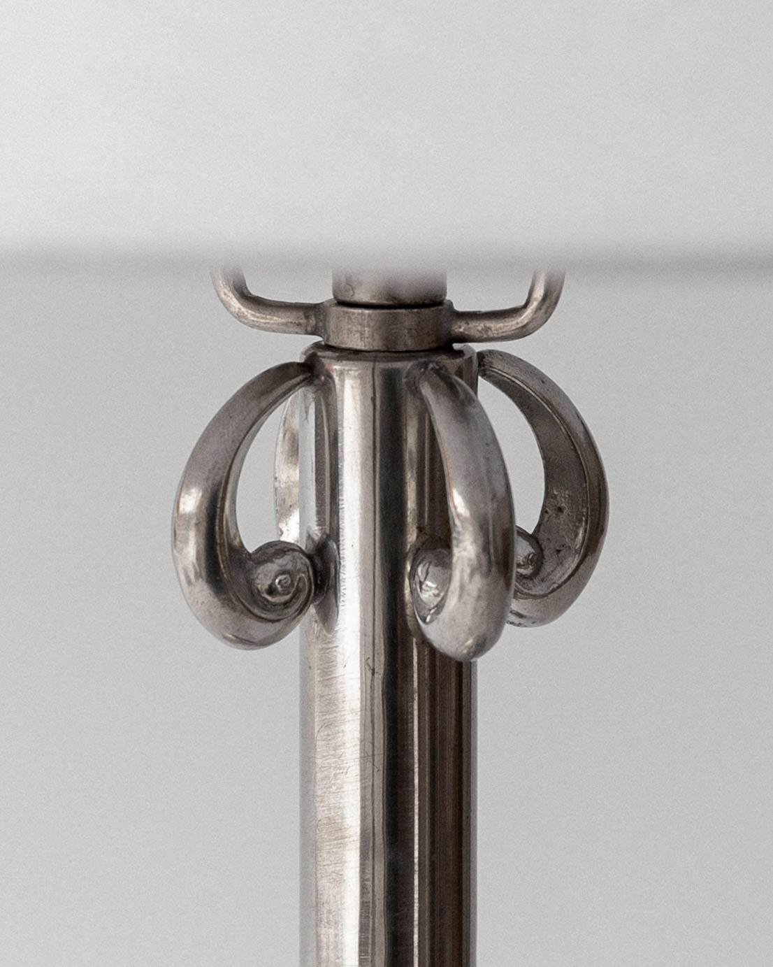 Art Deco Pewter Table Lamp by Celestine Andersson, 1930, Sweden