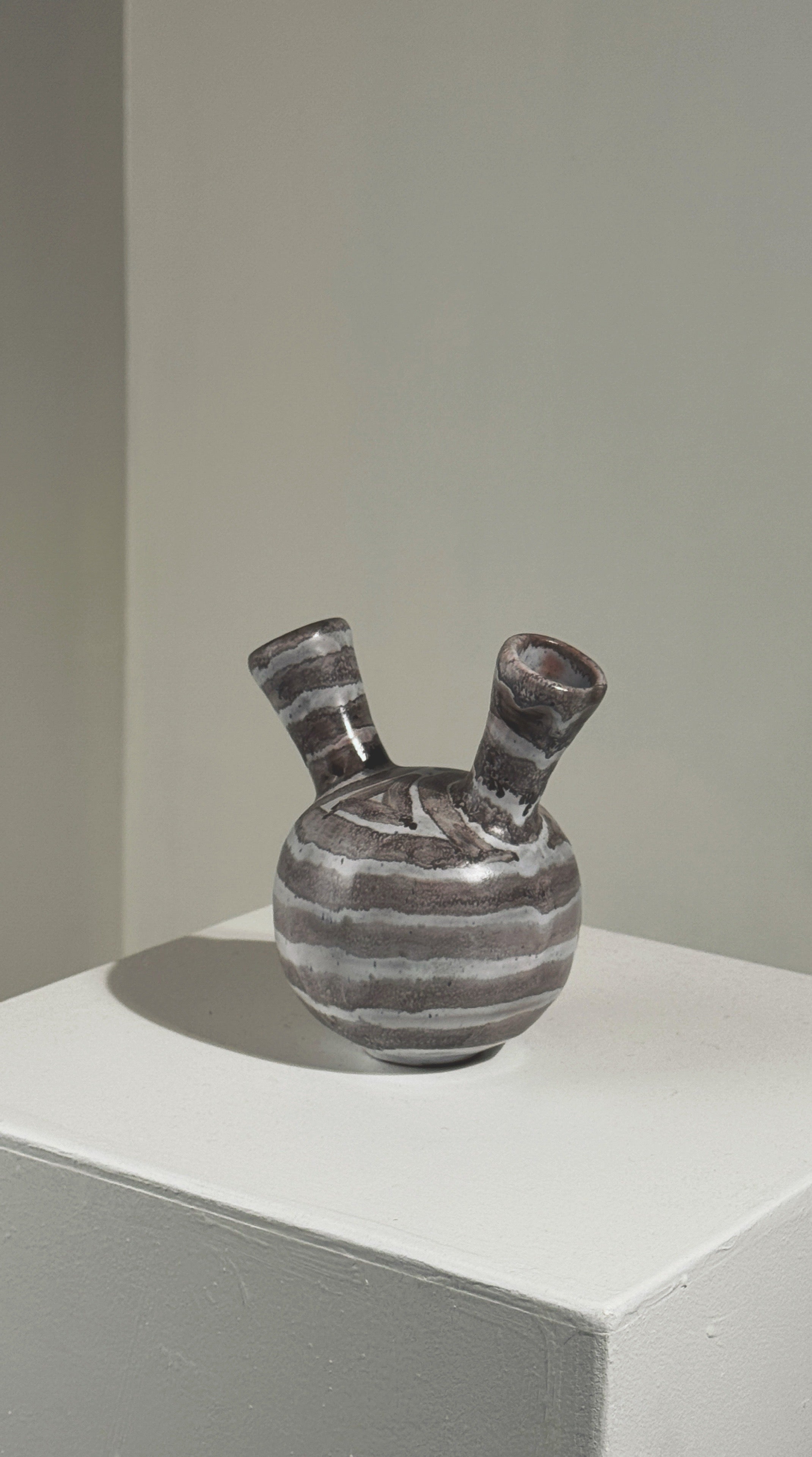 Double-neck Vase by Jean Busson, France, 1960