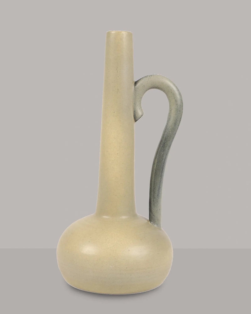 Ceramic Jug with exaggerated handle, by Åke Holm (1900–1980) by RELIC LONDON | The Oblist
