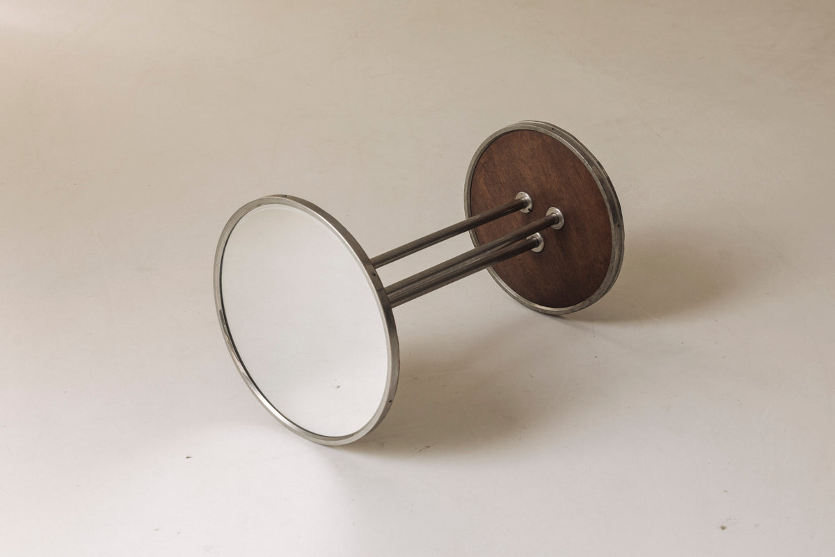 French Art Deco Mirrored Side Table, 1930s — additional view