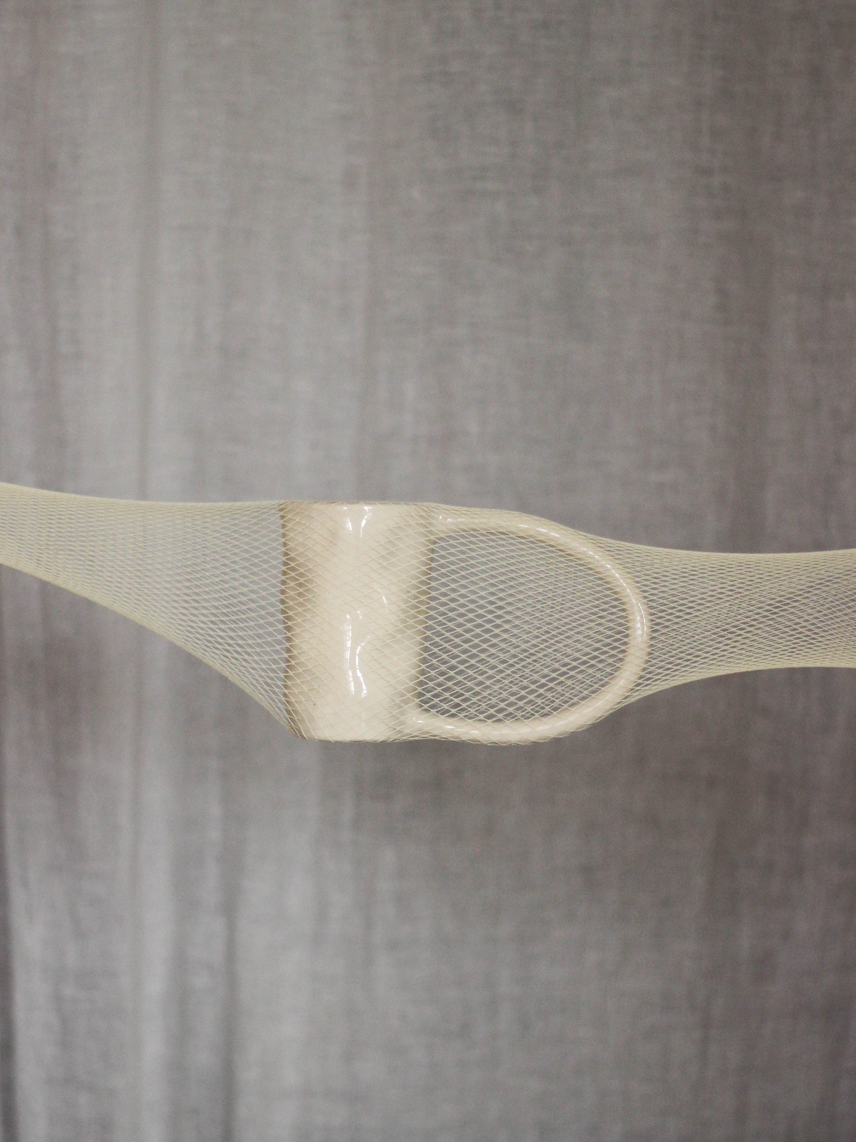 Large Stoneware Coffee Mug — close-up of textured cream surface