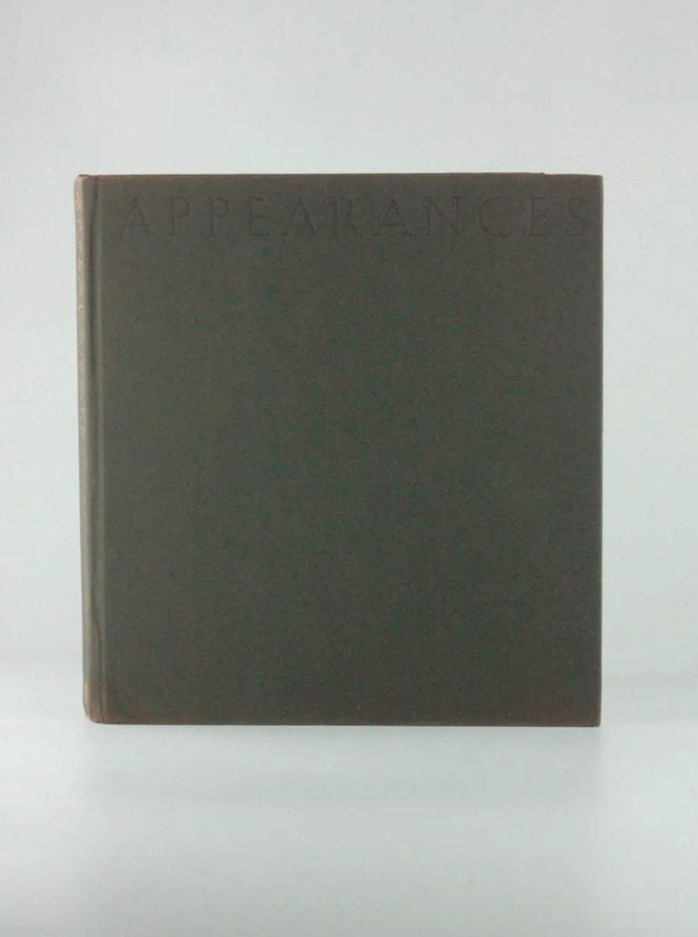 Appearances by Mark Holborn - Vintage book — close-up of textured dark cover