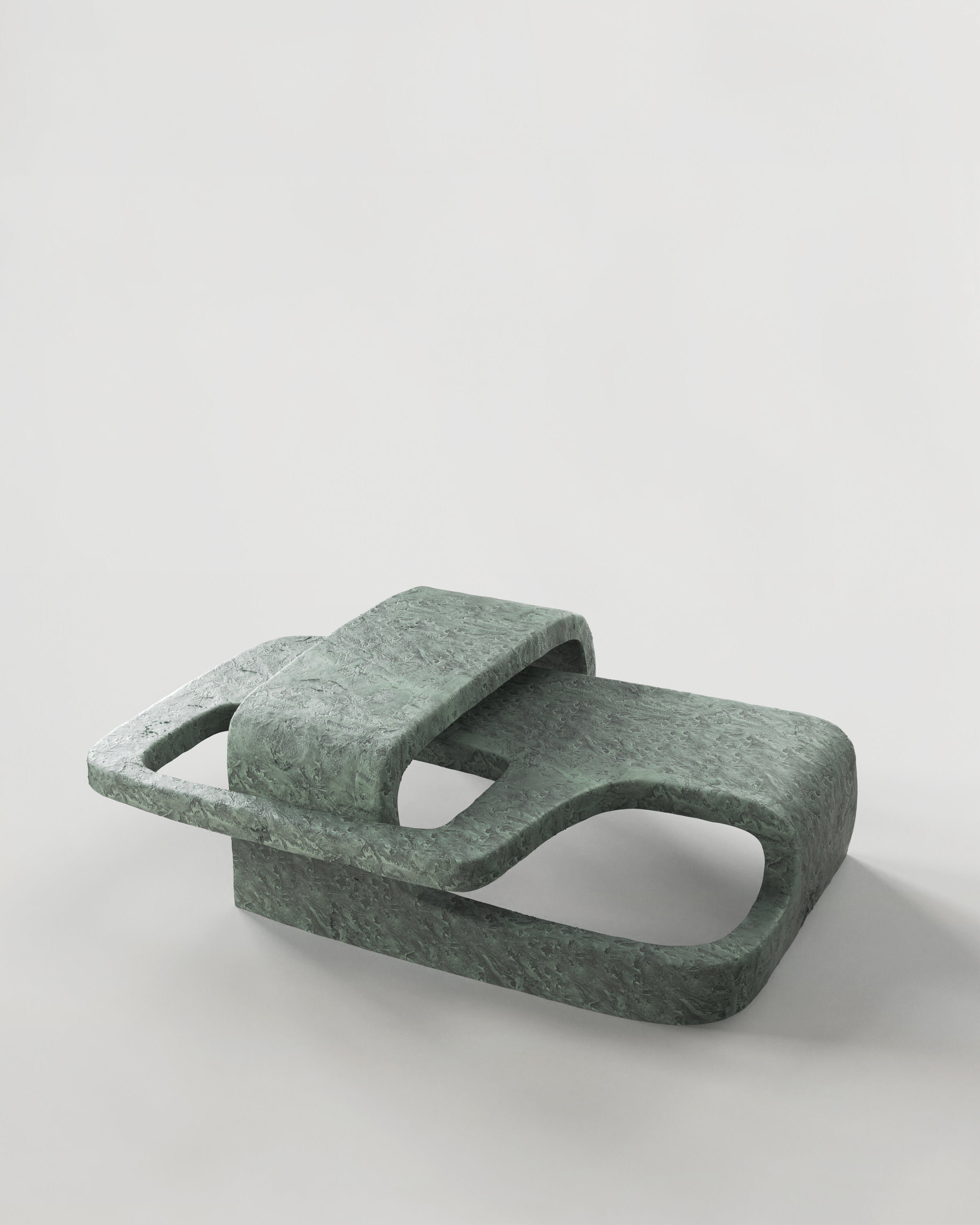 VERTIGO V2 Low Table in Cast Bronze