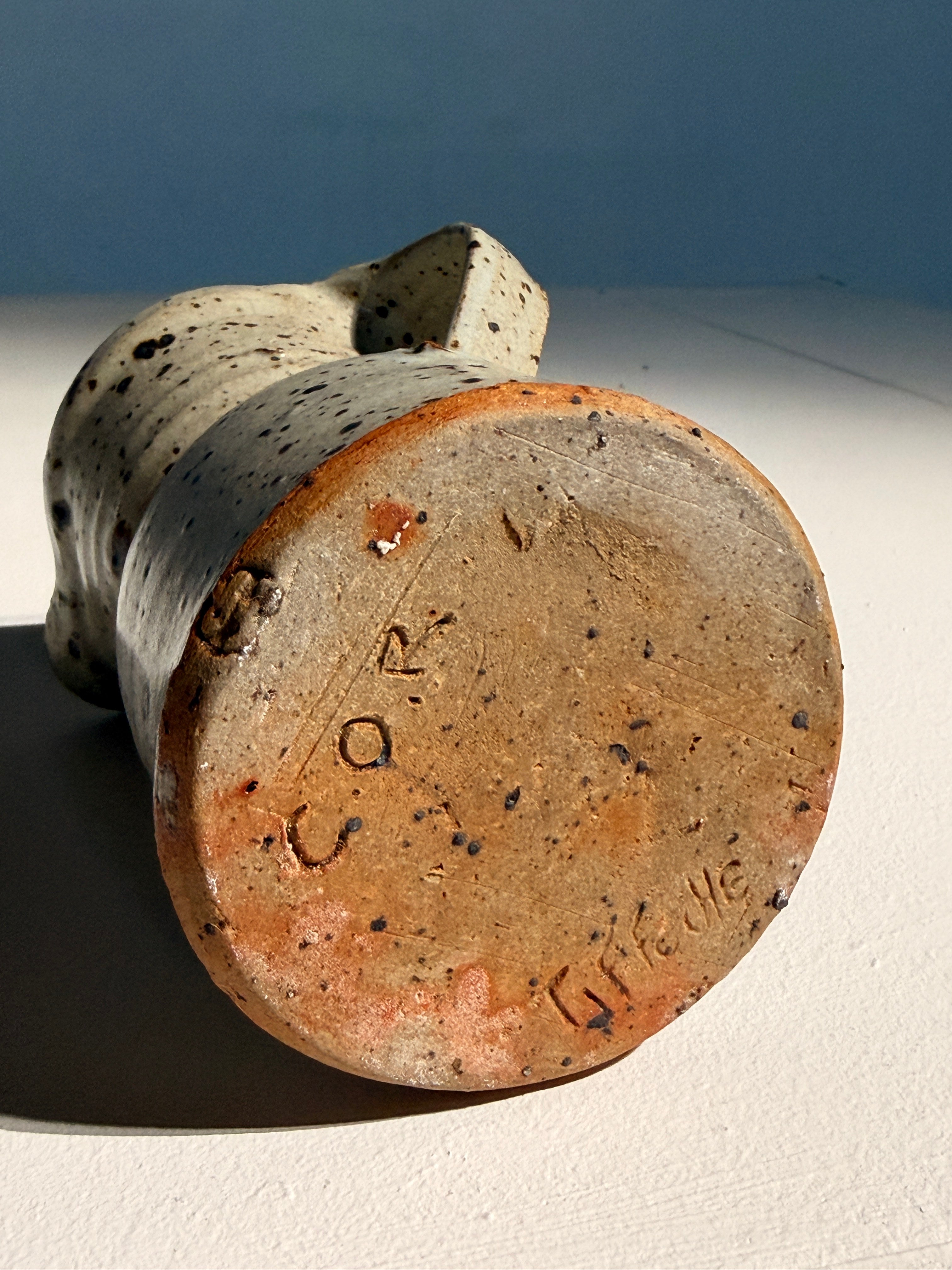A rare collection of six French studio pottery pitchers — in context