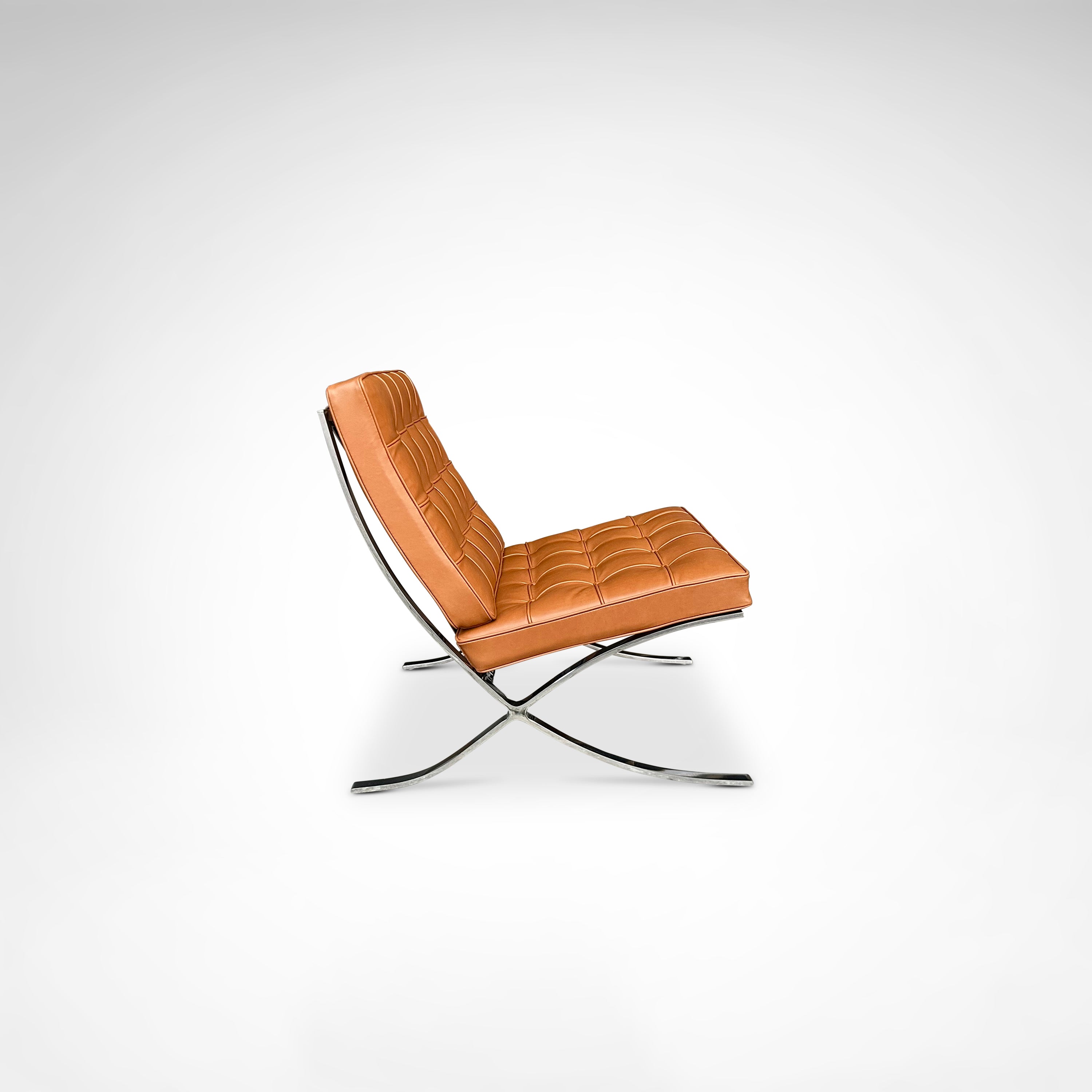 Barcelona lounge chair MR90 by Mies van der Rohe for Knoll — in context