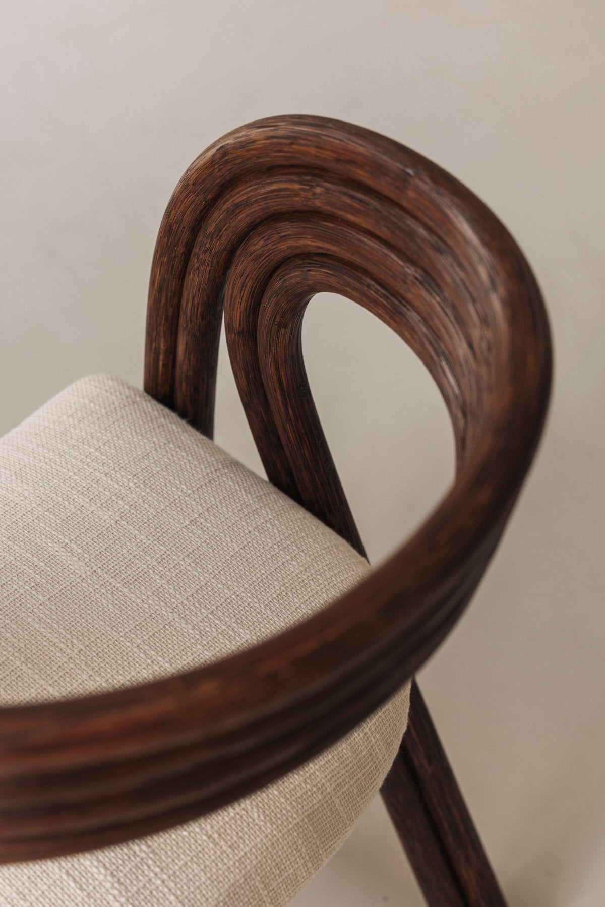 Sculptural Set of Six Dining Chairs by Axel Enthoven for Rohé, 1980s — alternate view