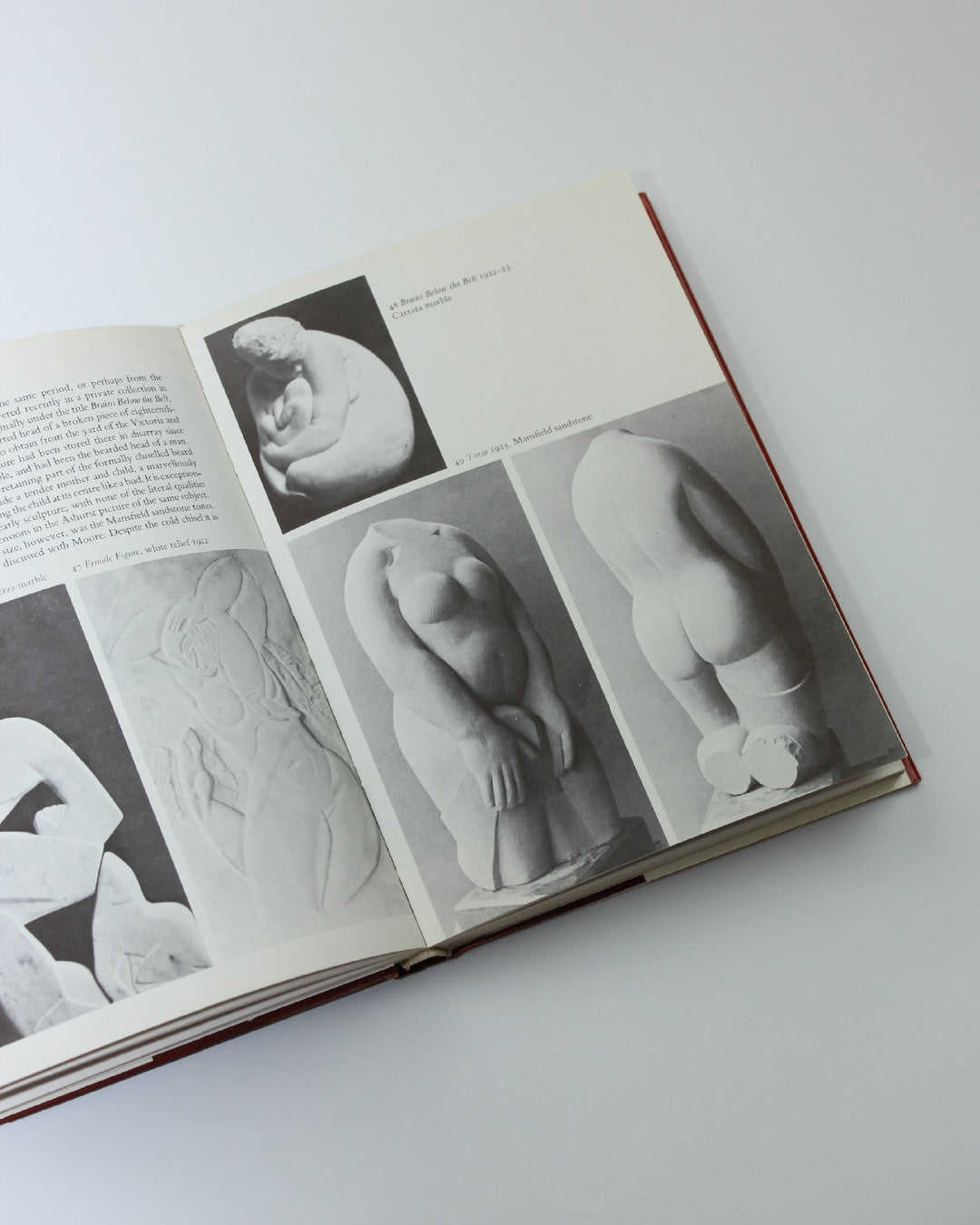 Leon Underwood — open book showing black and white sculpture images