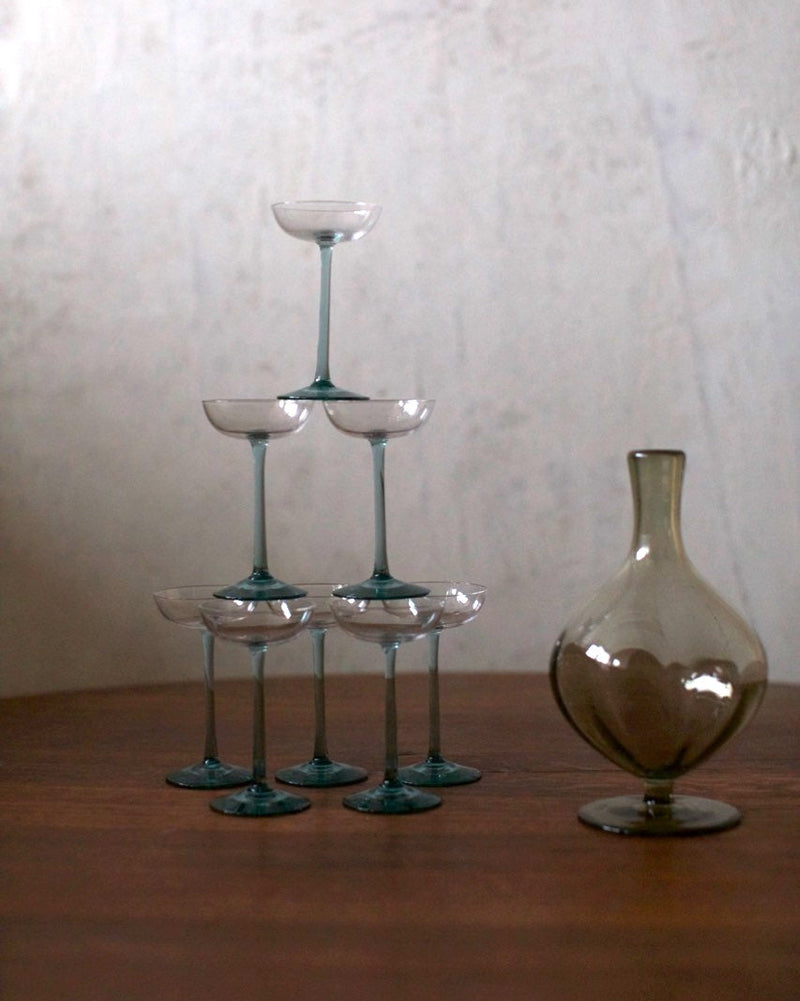 Glass Set by Out For Lunch | The Oblist — clear glass, modern design