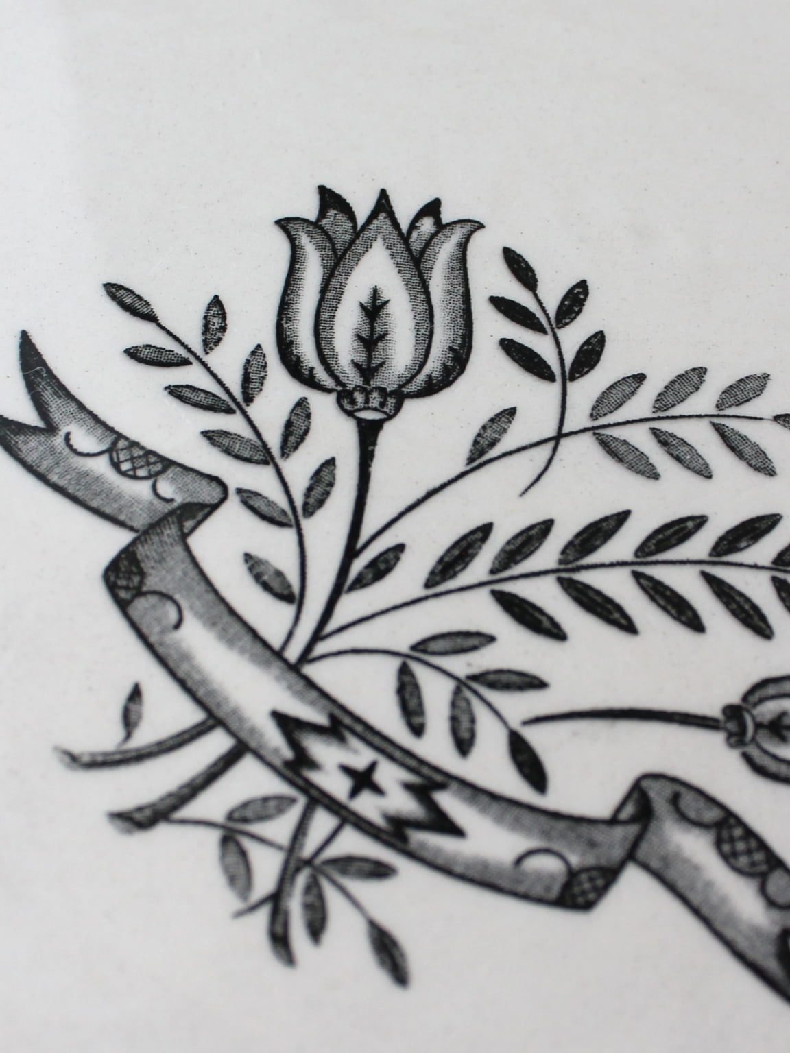 Plat de service ovale Gustavsberg, années 1930