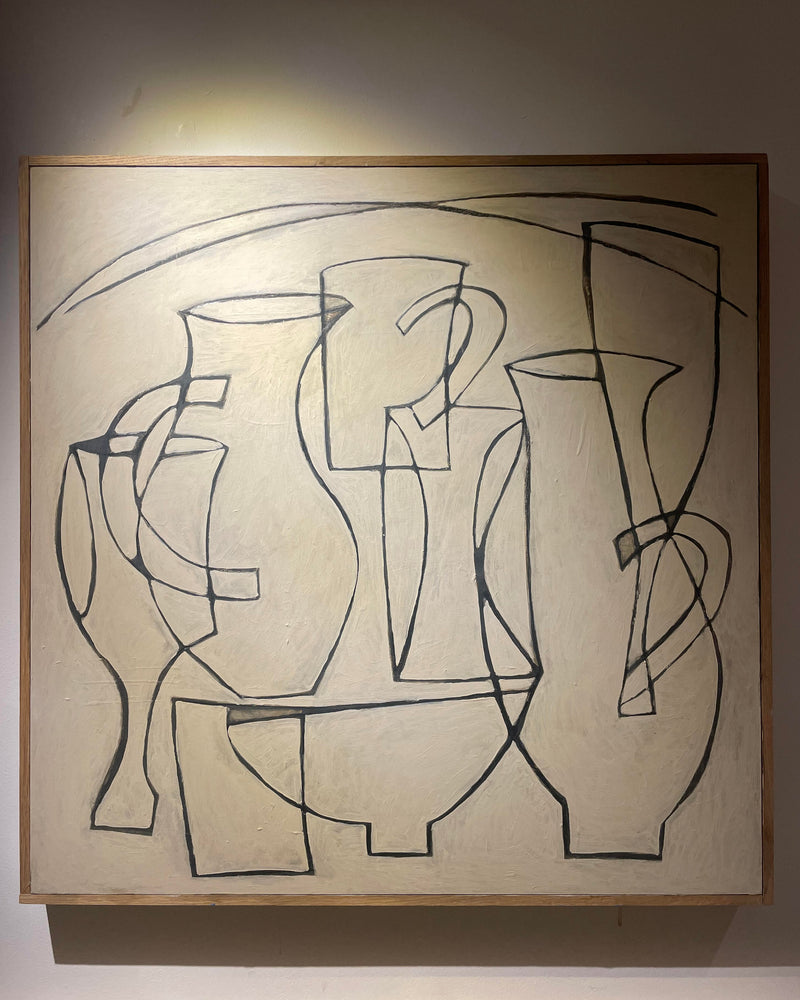 Linea Still Life Original Painting by Lara Voce | The Oblist — contemporary abstract design
