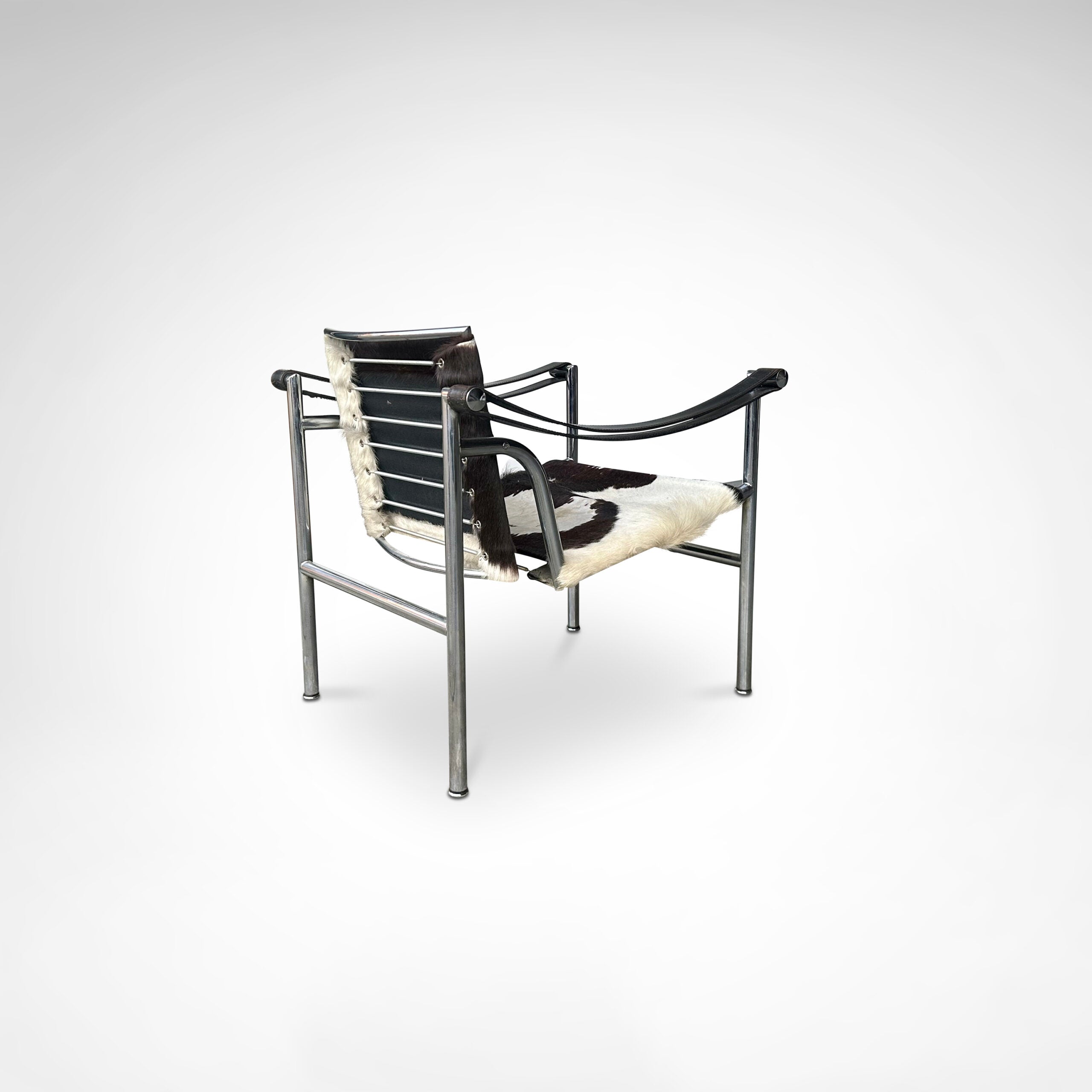 LC1 ponyskin armchair by Le Corbusier et al for Cassina 1980s
