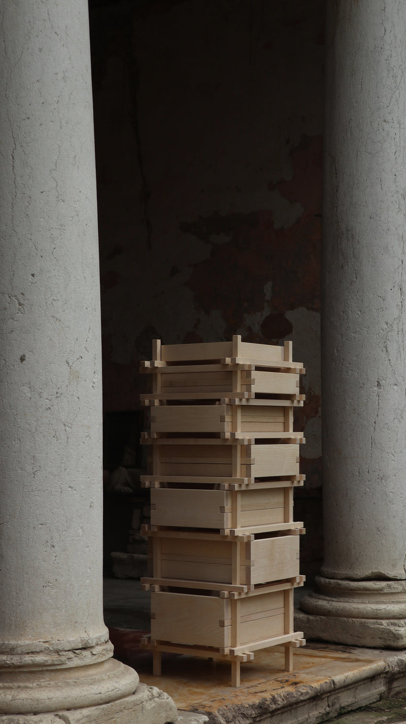Jenga chest of drawers by Filippo Andrighetto | The Oblist