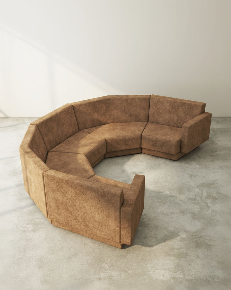 FORSEN SOFA, ARCHED FIVE SEATER by Caia Leifsdotter | The Oblist