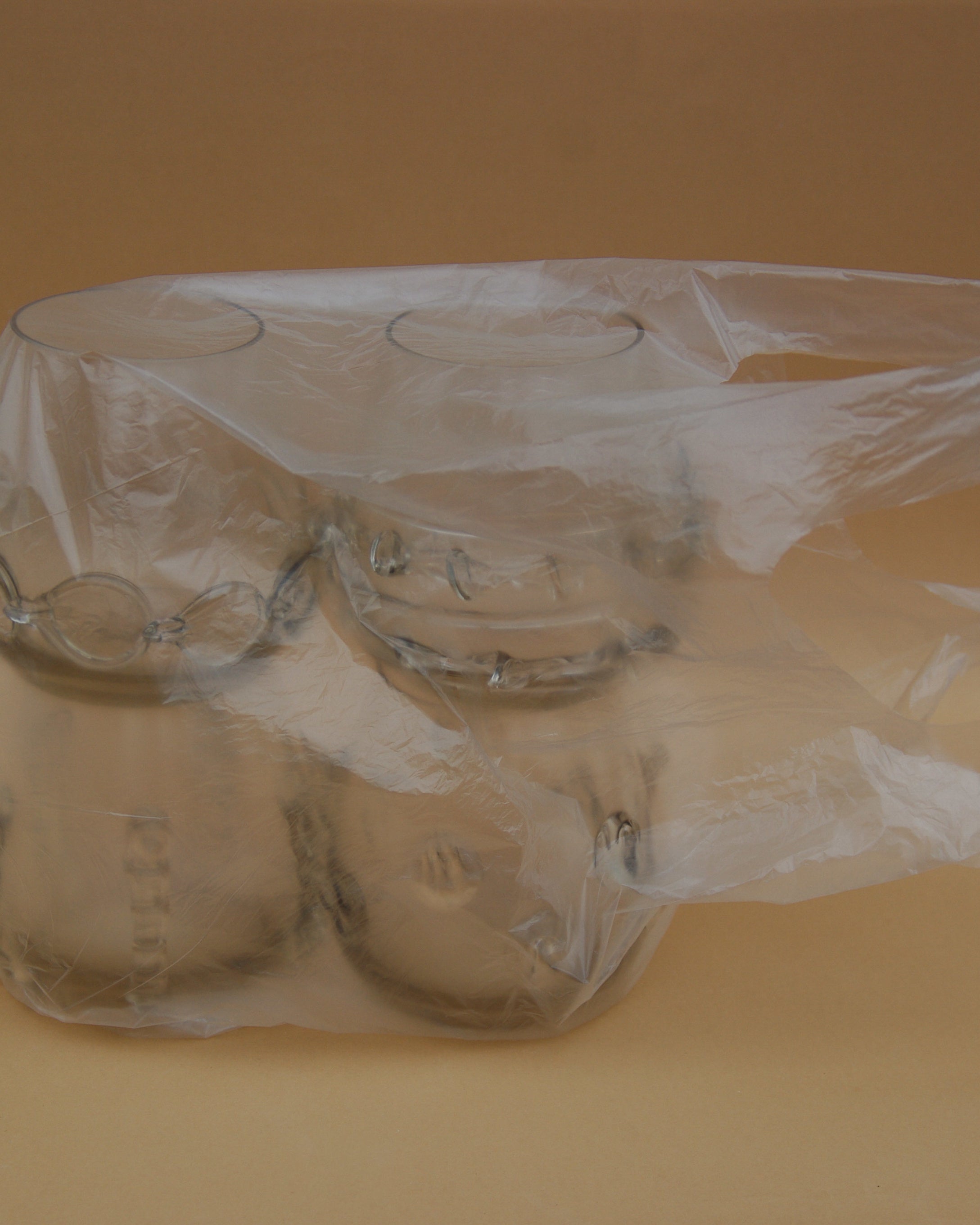 Ensemble de quatre verres soufflés bouche