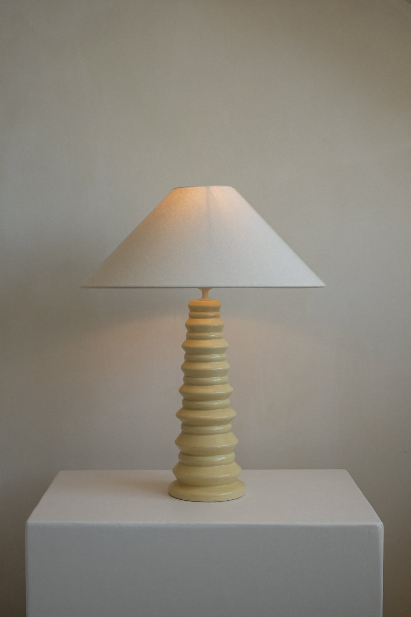 French Ceramic Table Lamp by septembre studios | The Oblist