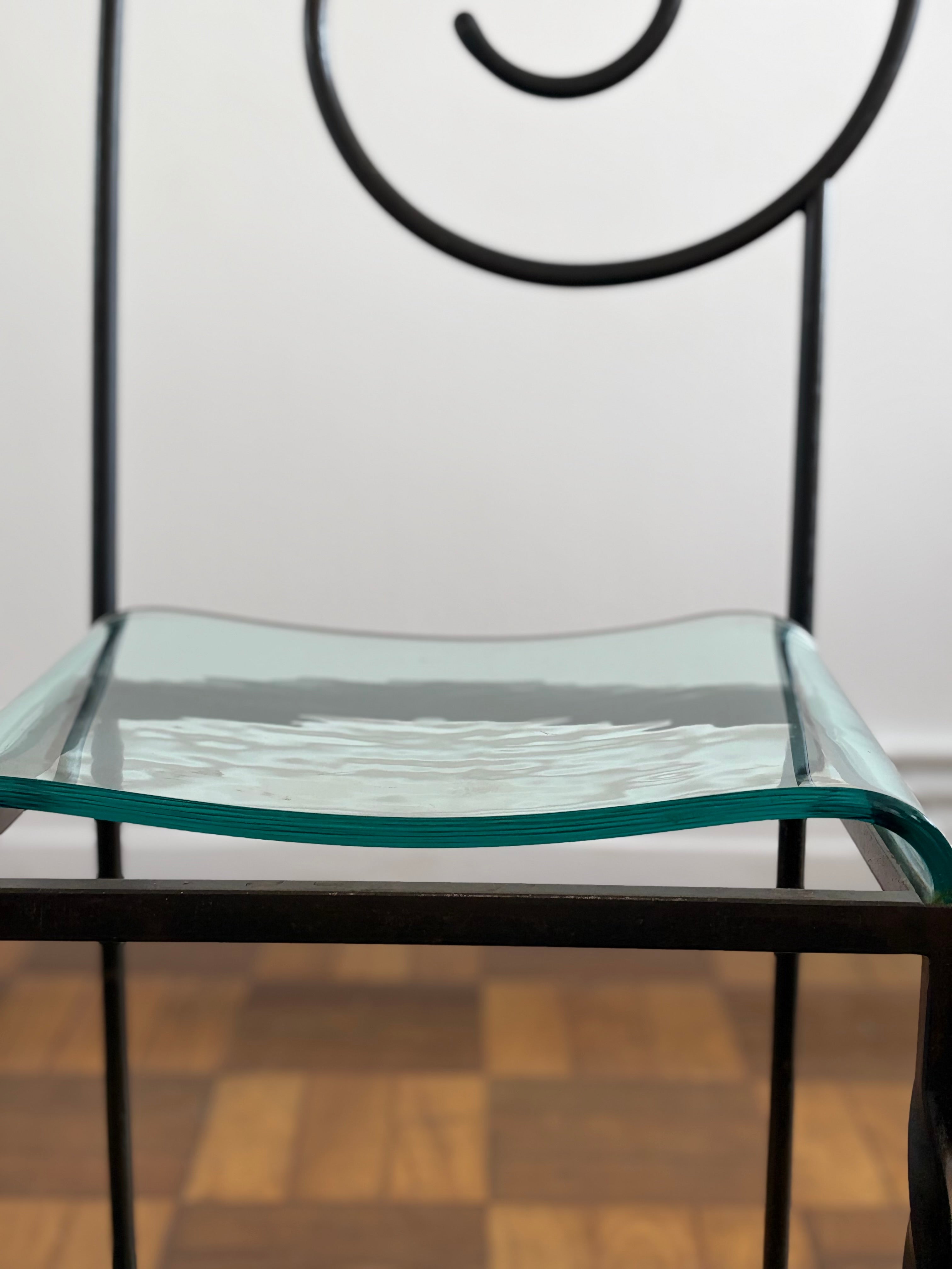 Pair of Sculptural Chairs by Luigi Serafini for Sawaya & Moroni, Italy, 1980s — in context