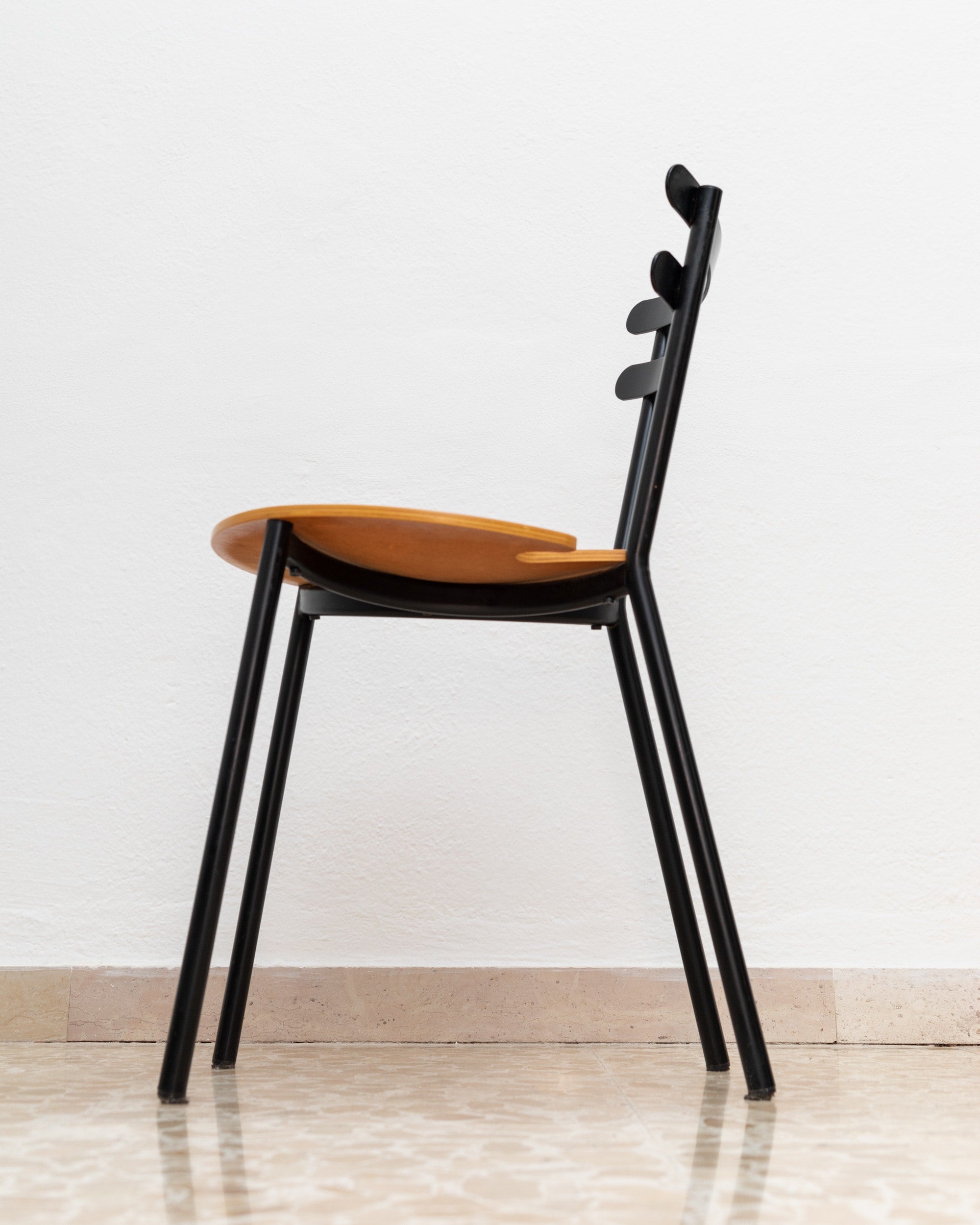 3 Vintage Mid Century Chairs Italy 1970s