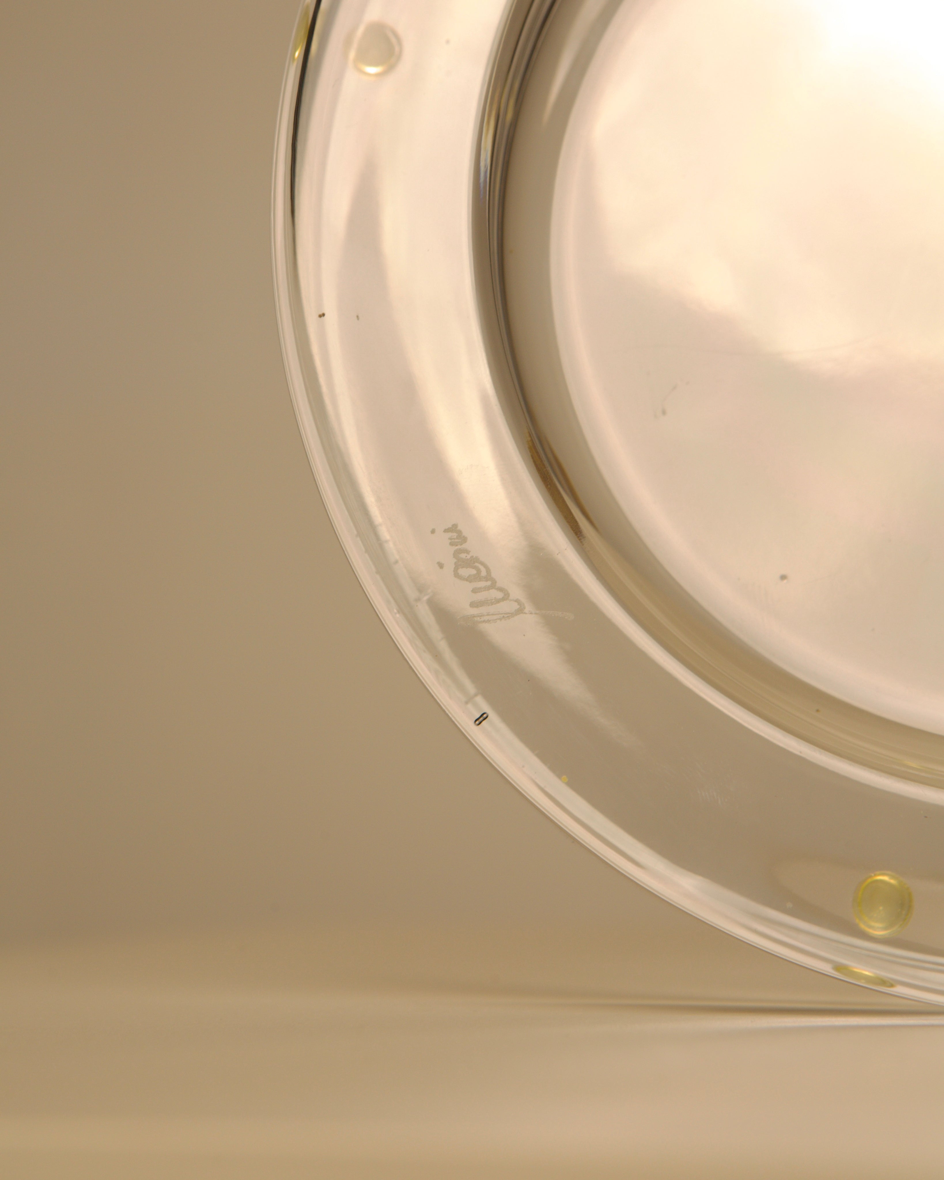 Italian Glass Catchall by Mario Cioni, 1970s — alternate view