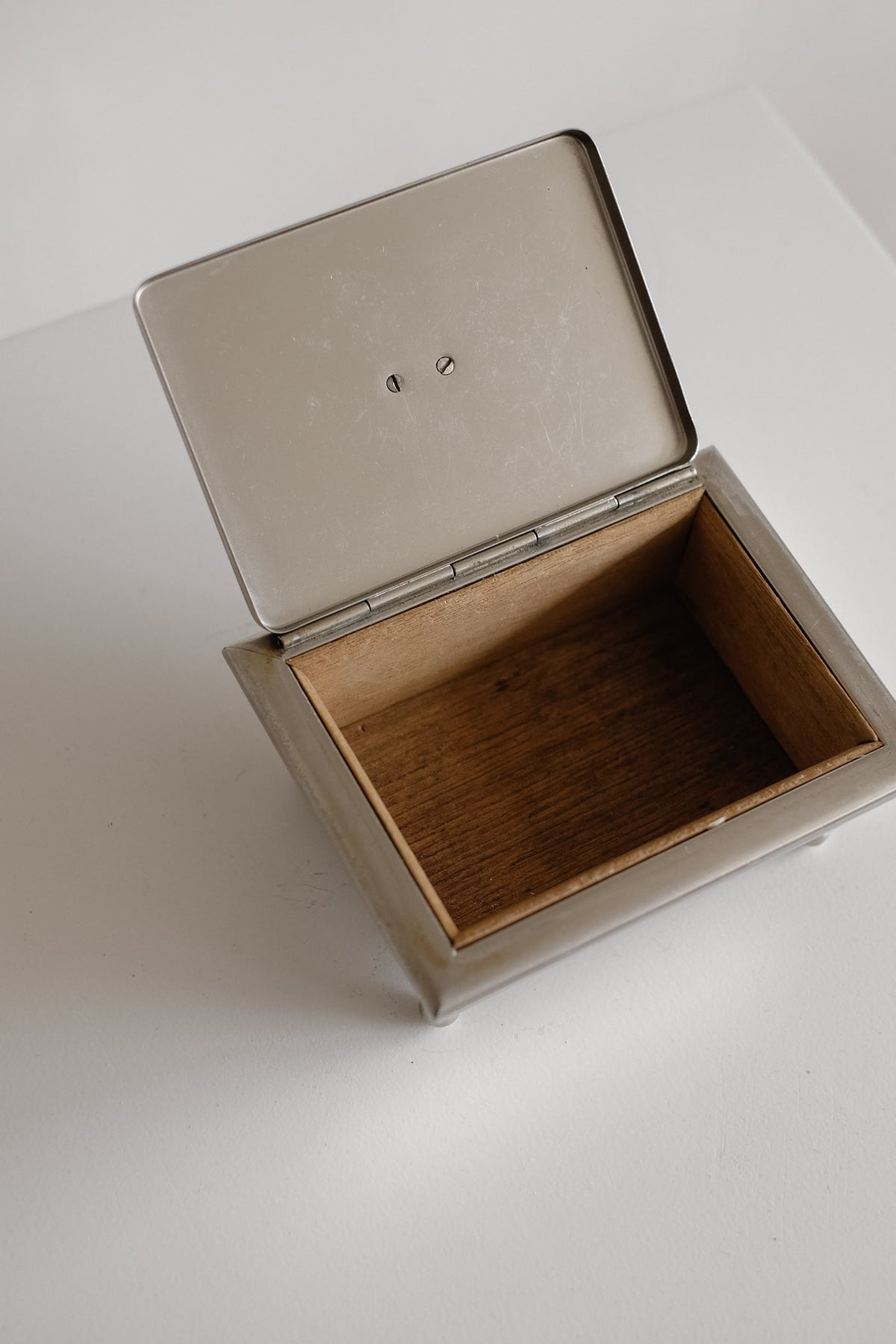 Art Deco Stainless Steel Box, 1930s  — in context