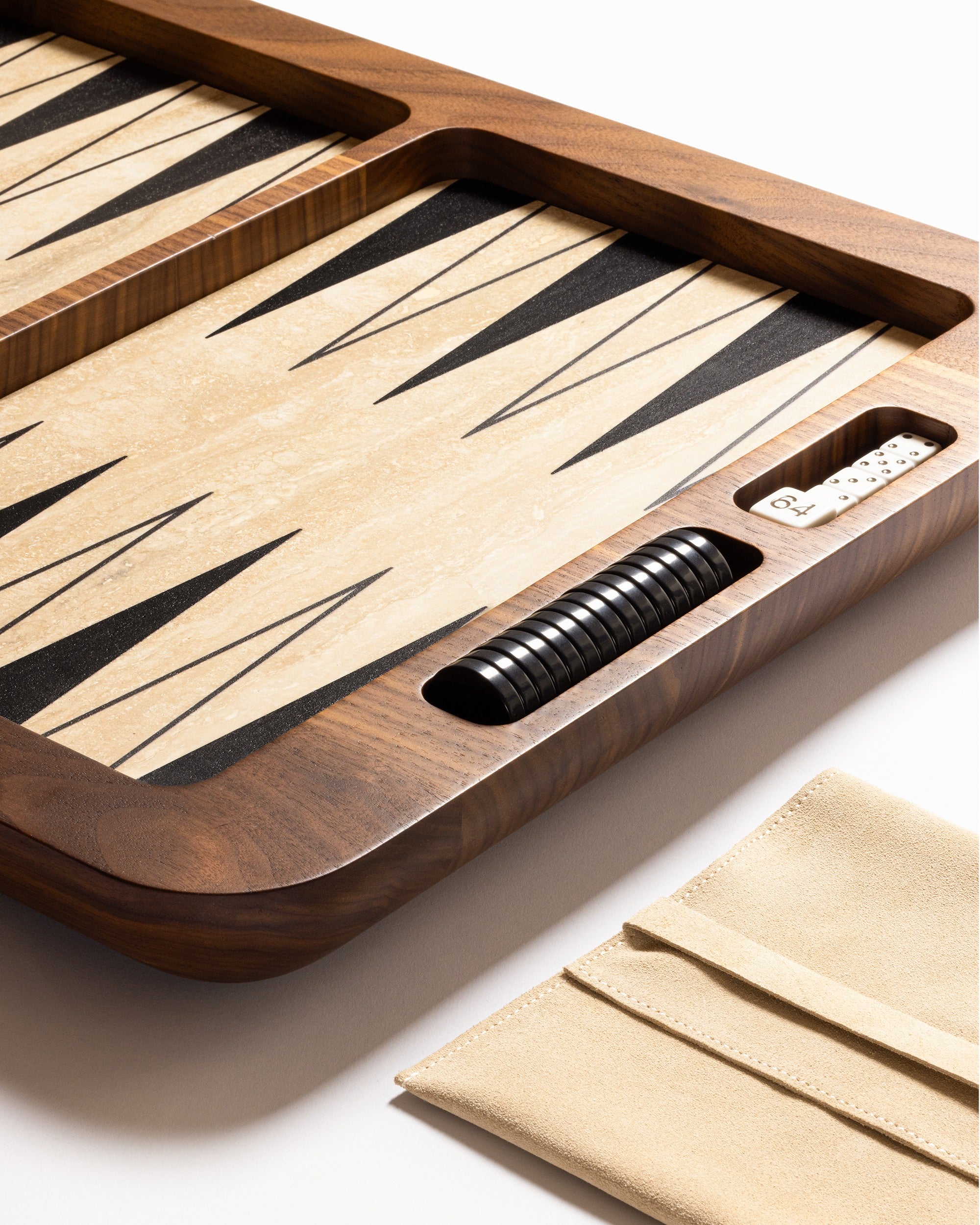 Backgammon en bois MOCAMBO