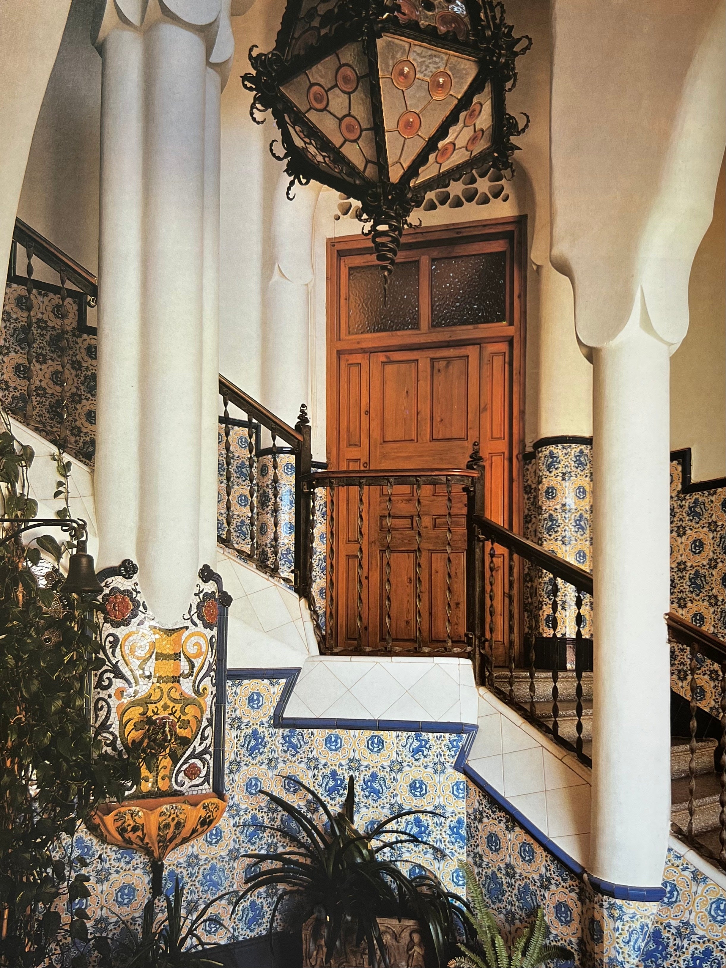 Antoni Gaudi by Reiner Zerbst, 1991 - Vintage Art Book — lifestyle setting