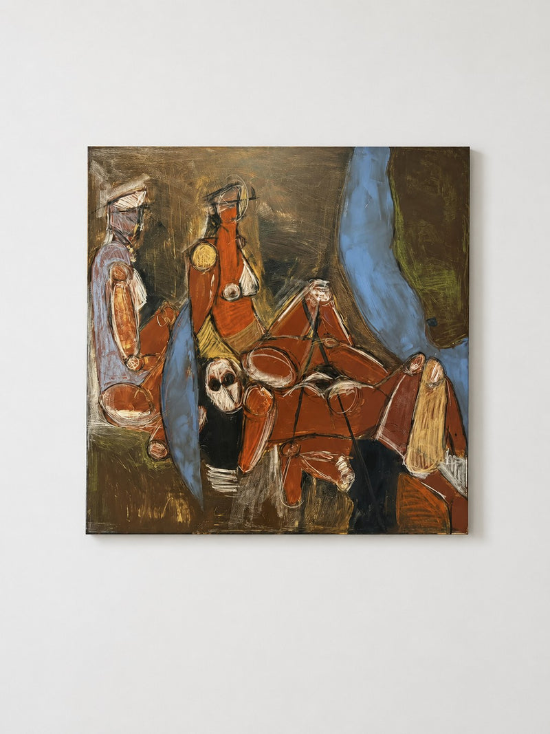 ' Deadly flirt ' painting on canvas by Dovile Bernotaite | The Oblist