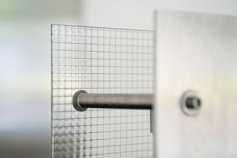 Glass Floorlamp | DN_S2504 — close-up of textured glass panel