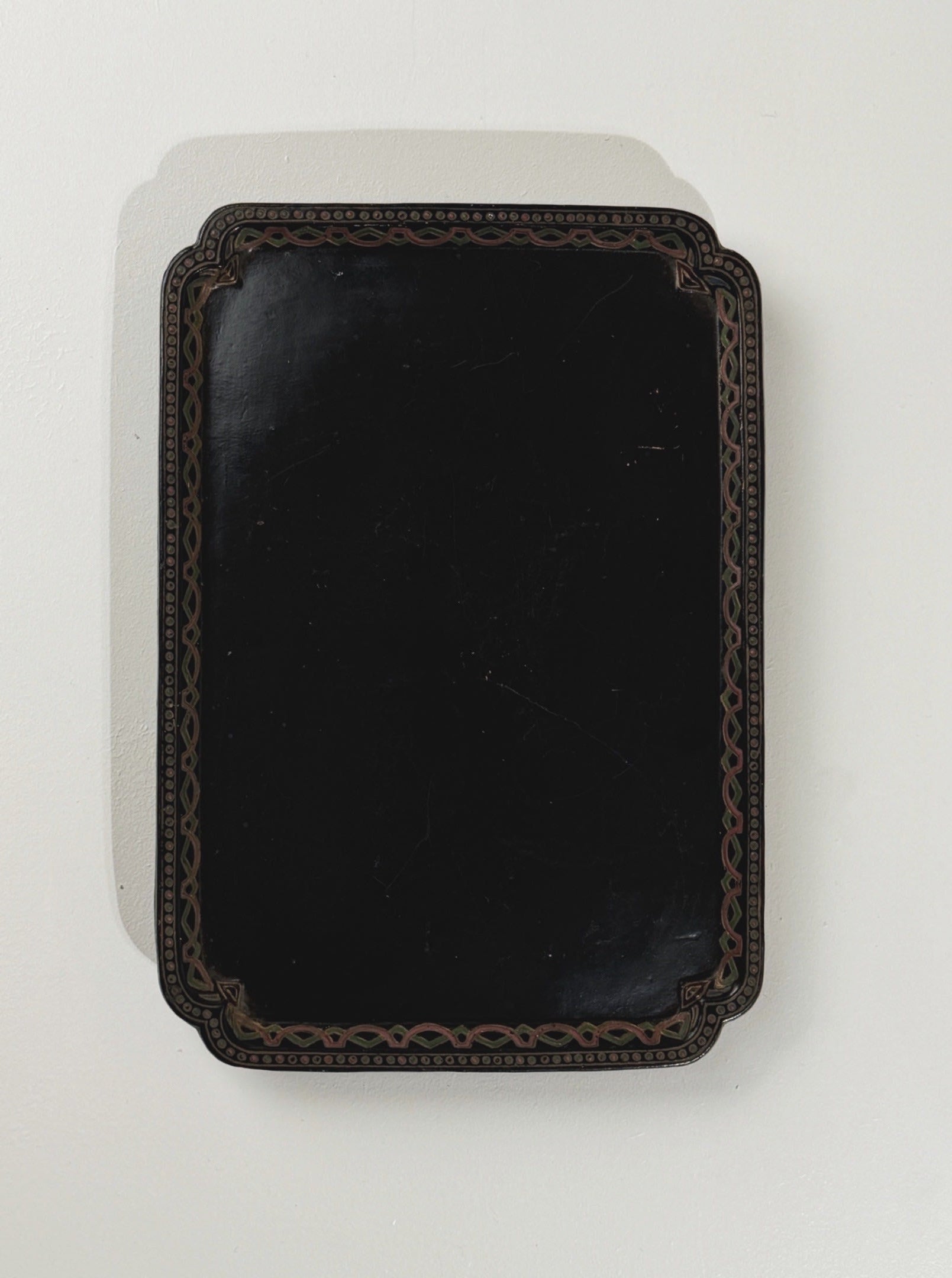 Rectangular Decorative Tray by Wilhelm Schiller & Sons, Bohemia, circa 1900.