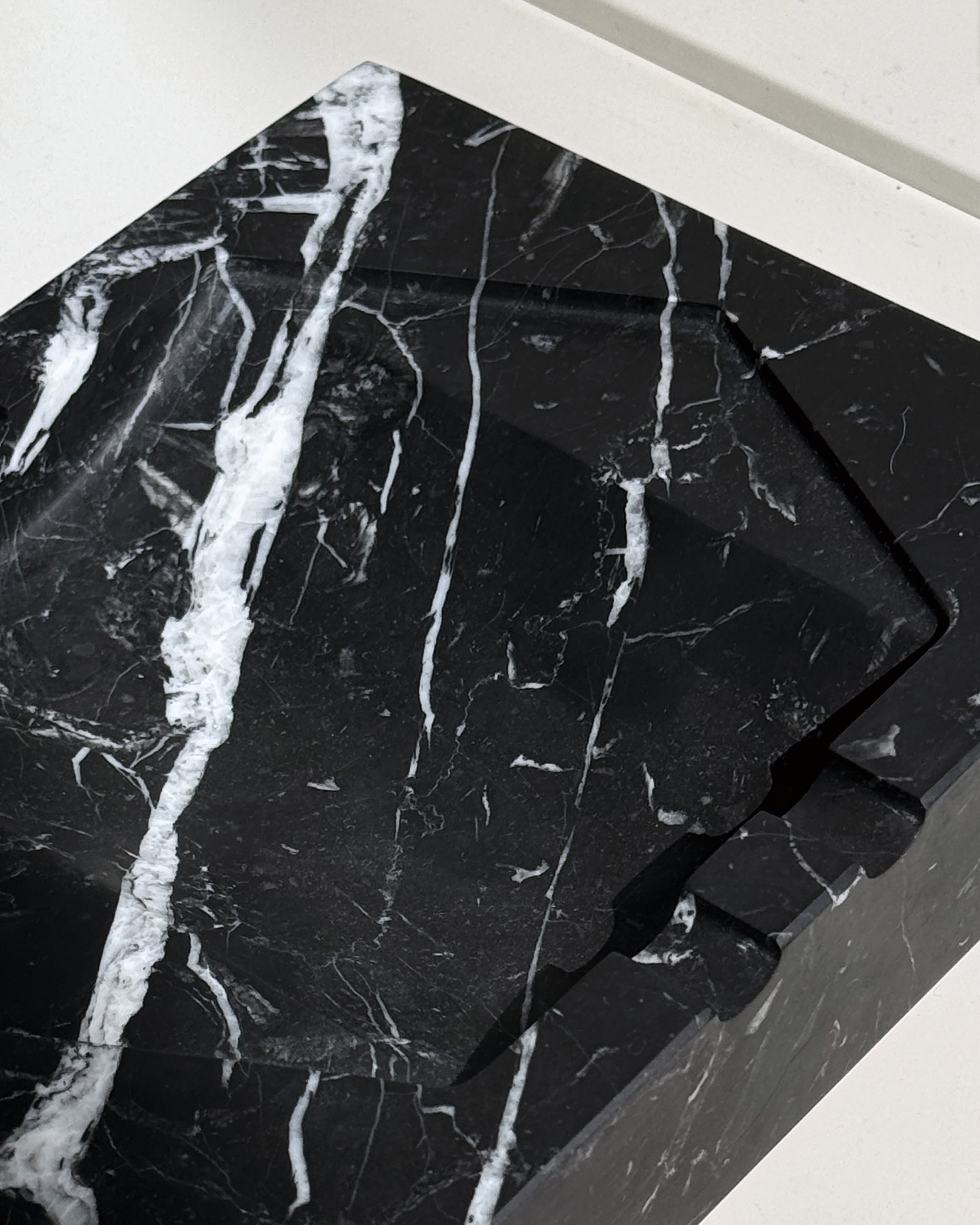Ame IV Marble Ashtray — lifestyle setting