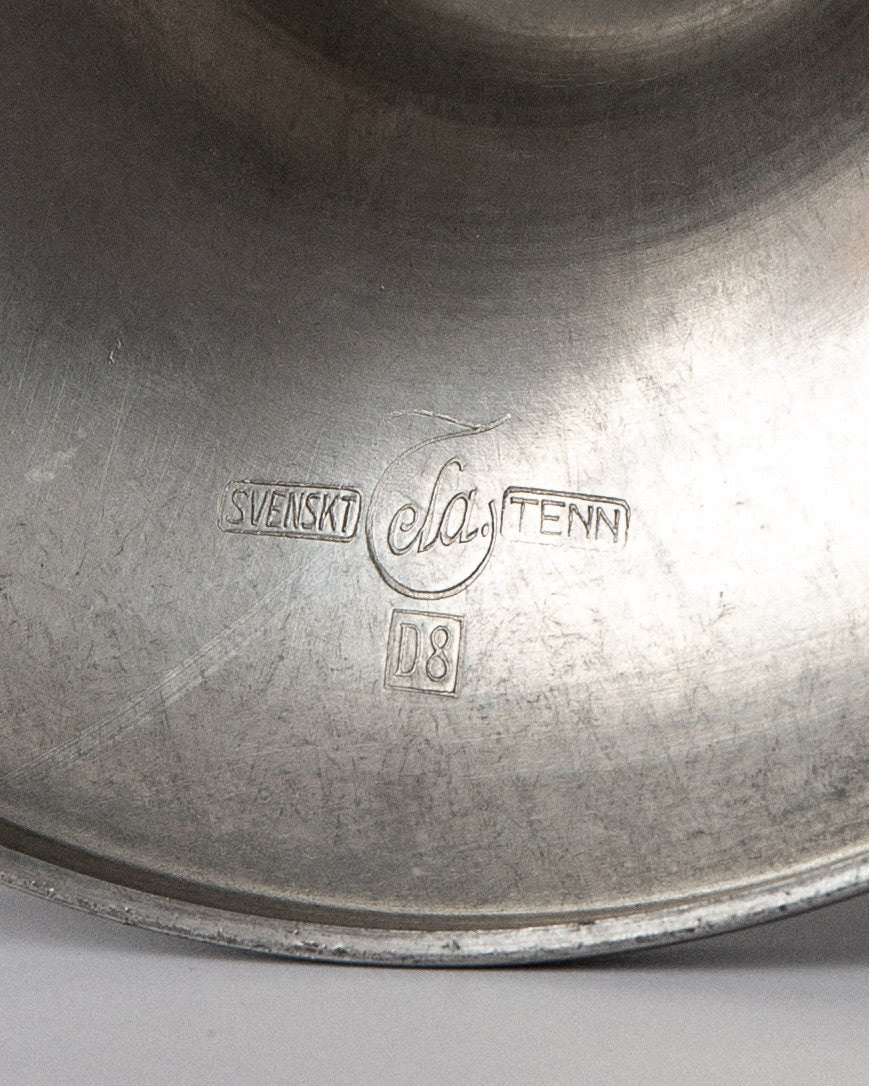 Art Deco Pewter Table Lamp by Celestine Andersson, 1930, Sweden