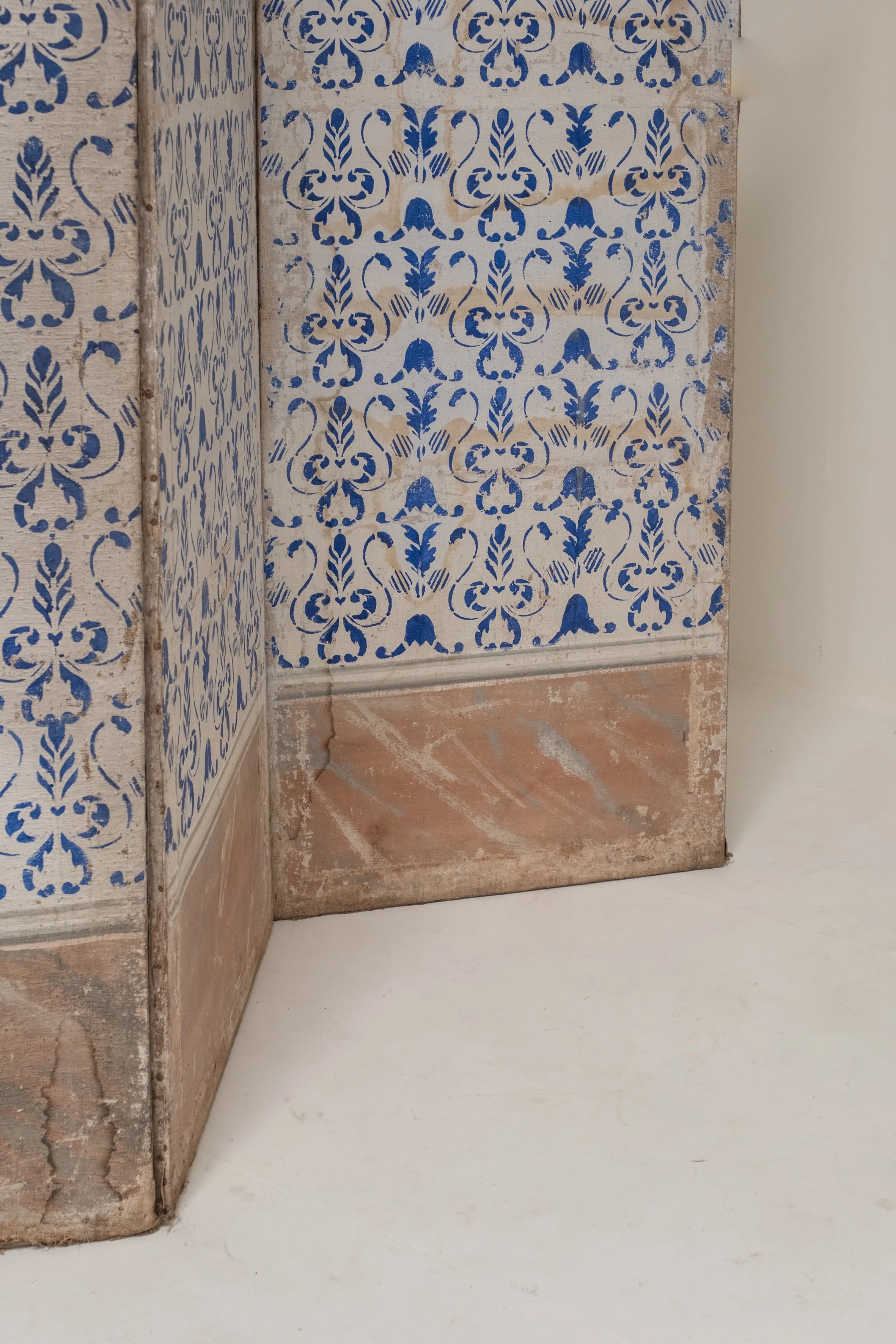 19th Century Italian Painted Four-Panel Screen (Paravent) — additional view