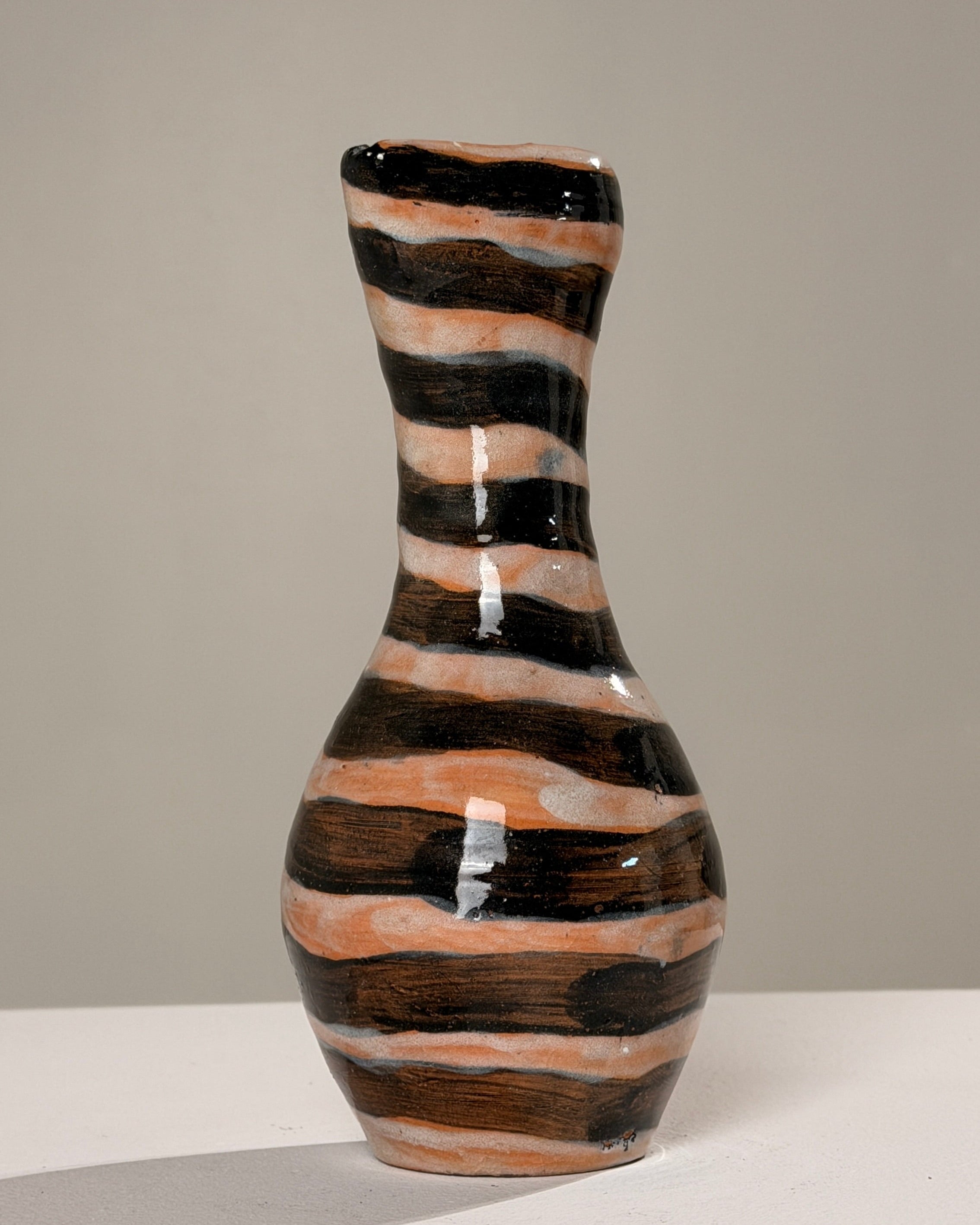 Glazed Terracotta Vase, circa 1960