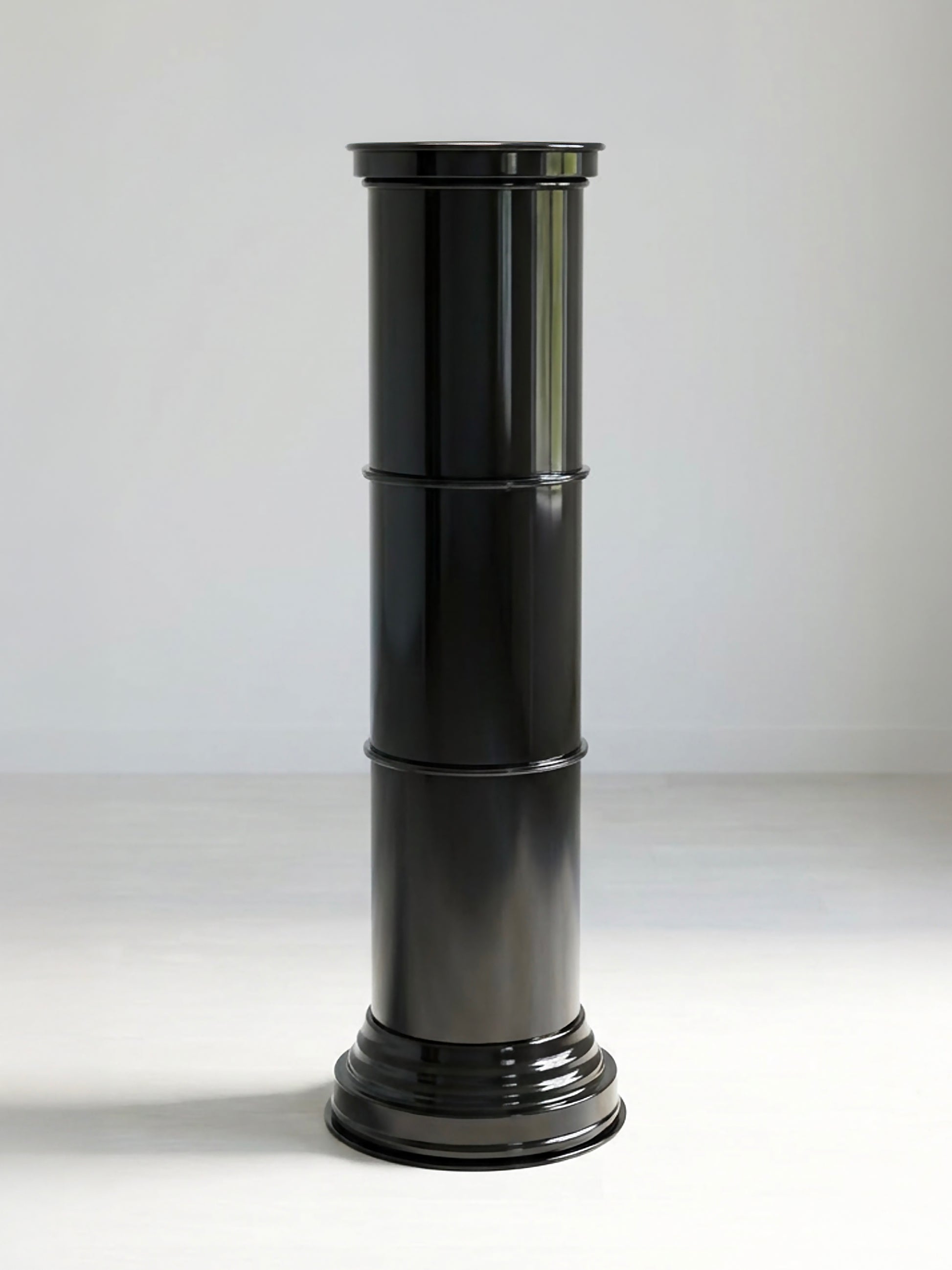 Contemporary Furniture - Black Glossy Metal Column Collection by CASPAL | The Oblist