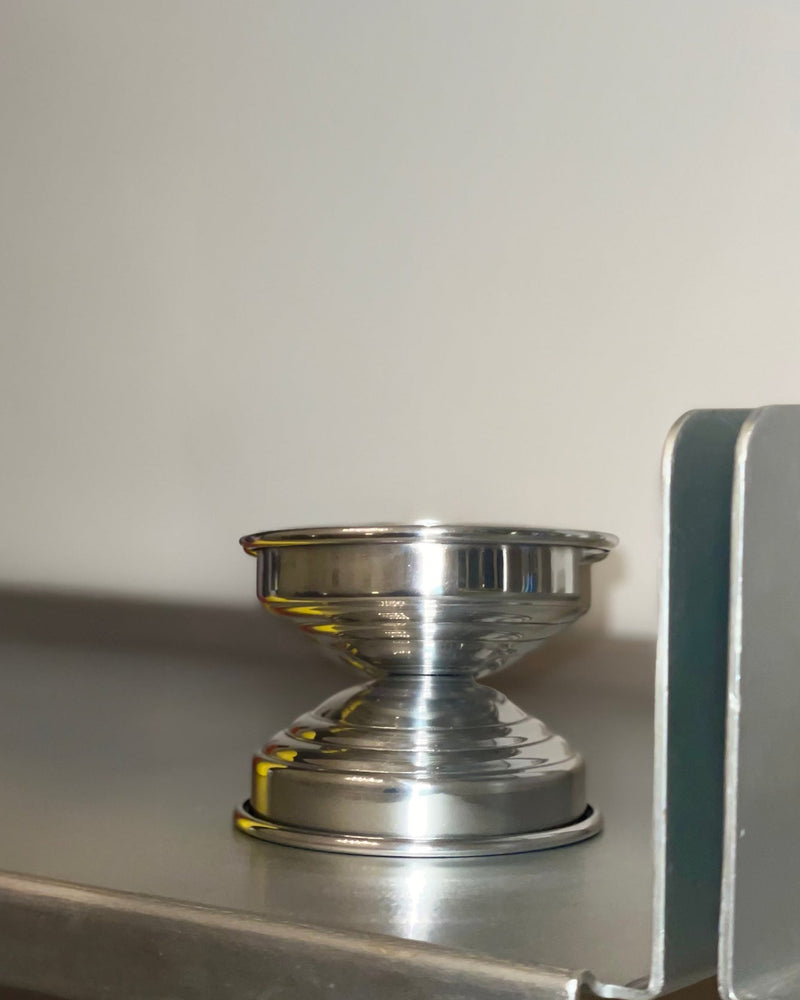 Polished Metal Candle Holders by CASPAL | The Oblist — polished aluminum finish