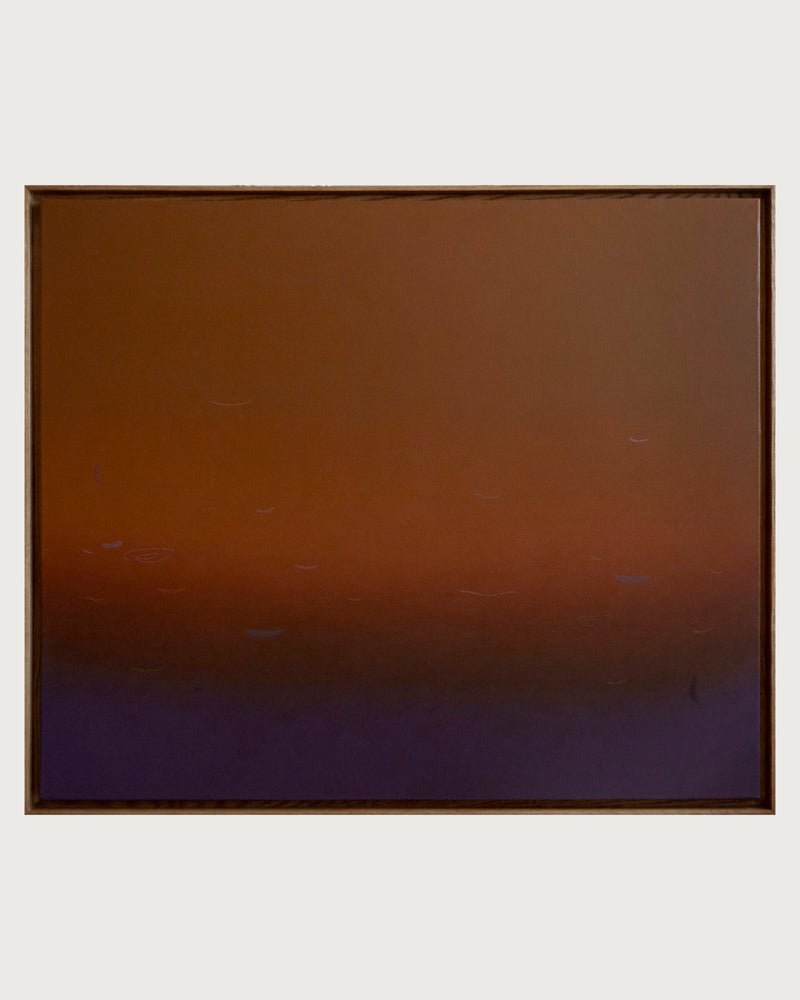 Warm Still, 2026 Painting by Rebecca von Matérn | The Oblist — contemporary color gradient